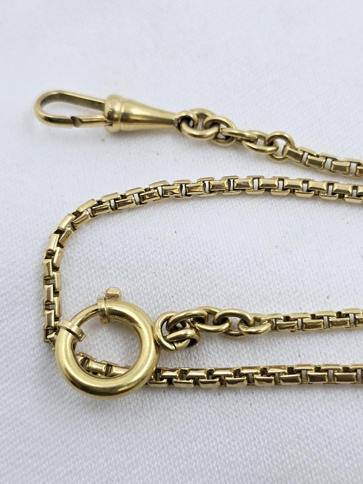 Antique 18K Pocket Watch Chain 15.7g 2.5mm 15in