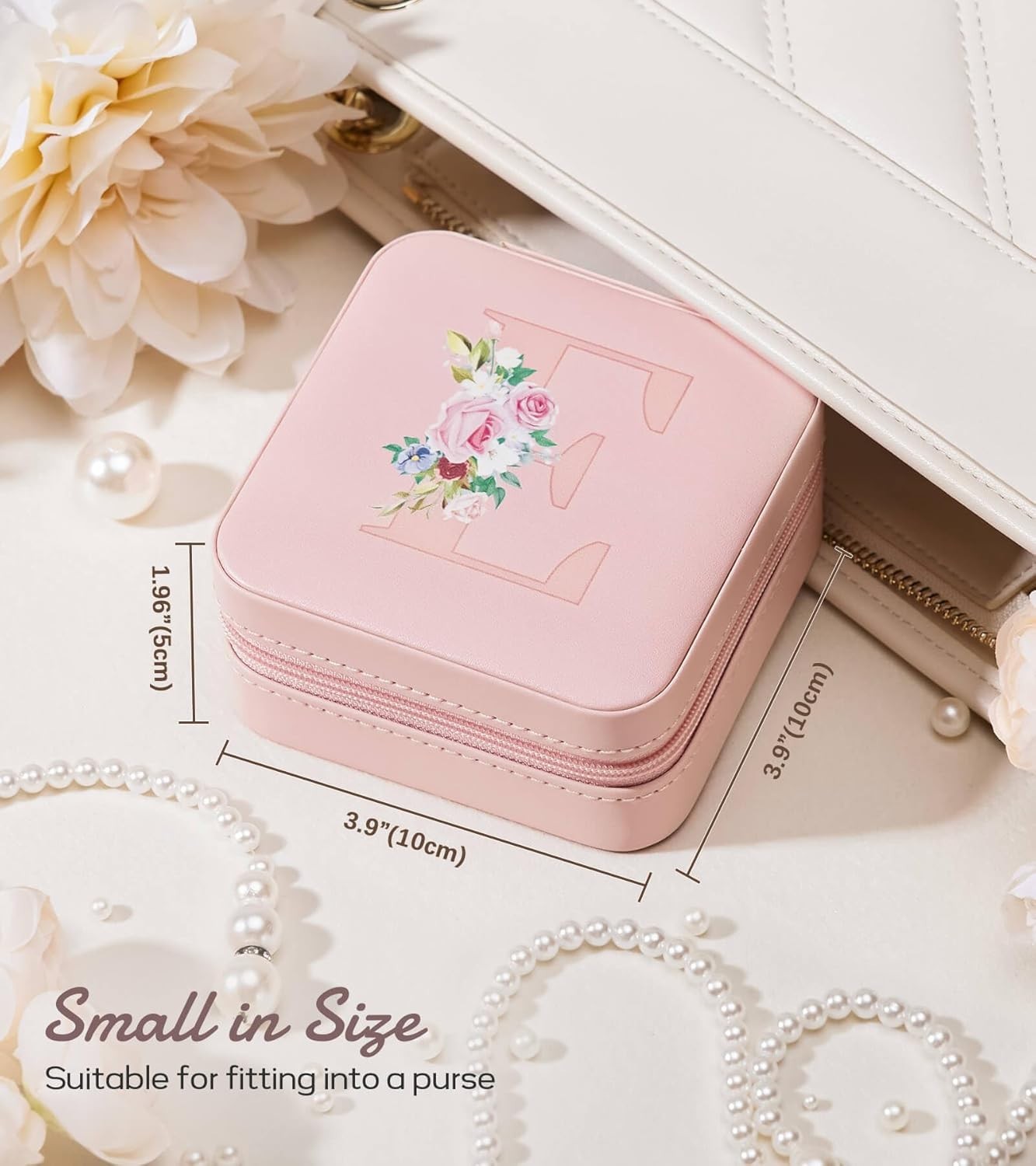 Travel Jewelry Box for Girls: Traveling Jewelry Case Gift for Women – Mini Or…