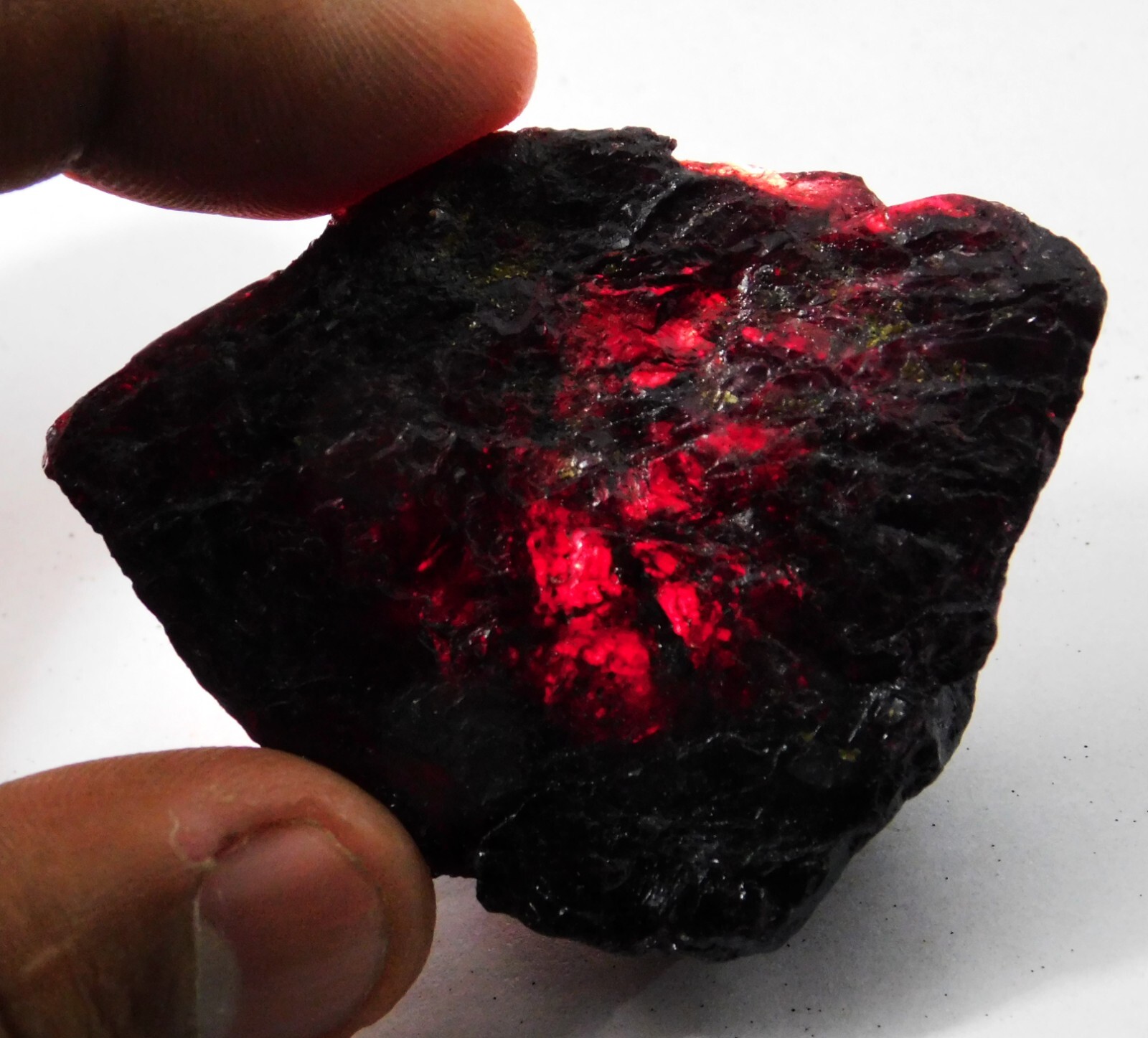 Natural 309.80 Ct Certified Red Painite Untreated Rough Loose Gemstone