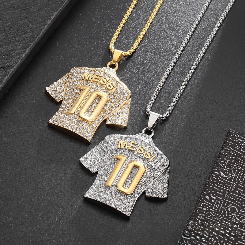 MESSI GOLD NECKLACE – SHINE WITH GOAT LM 10 + EXTRA ACCESSORIES ON US