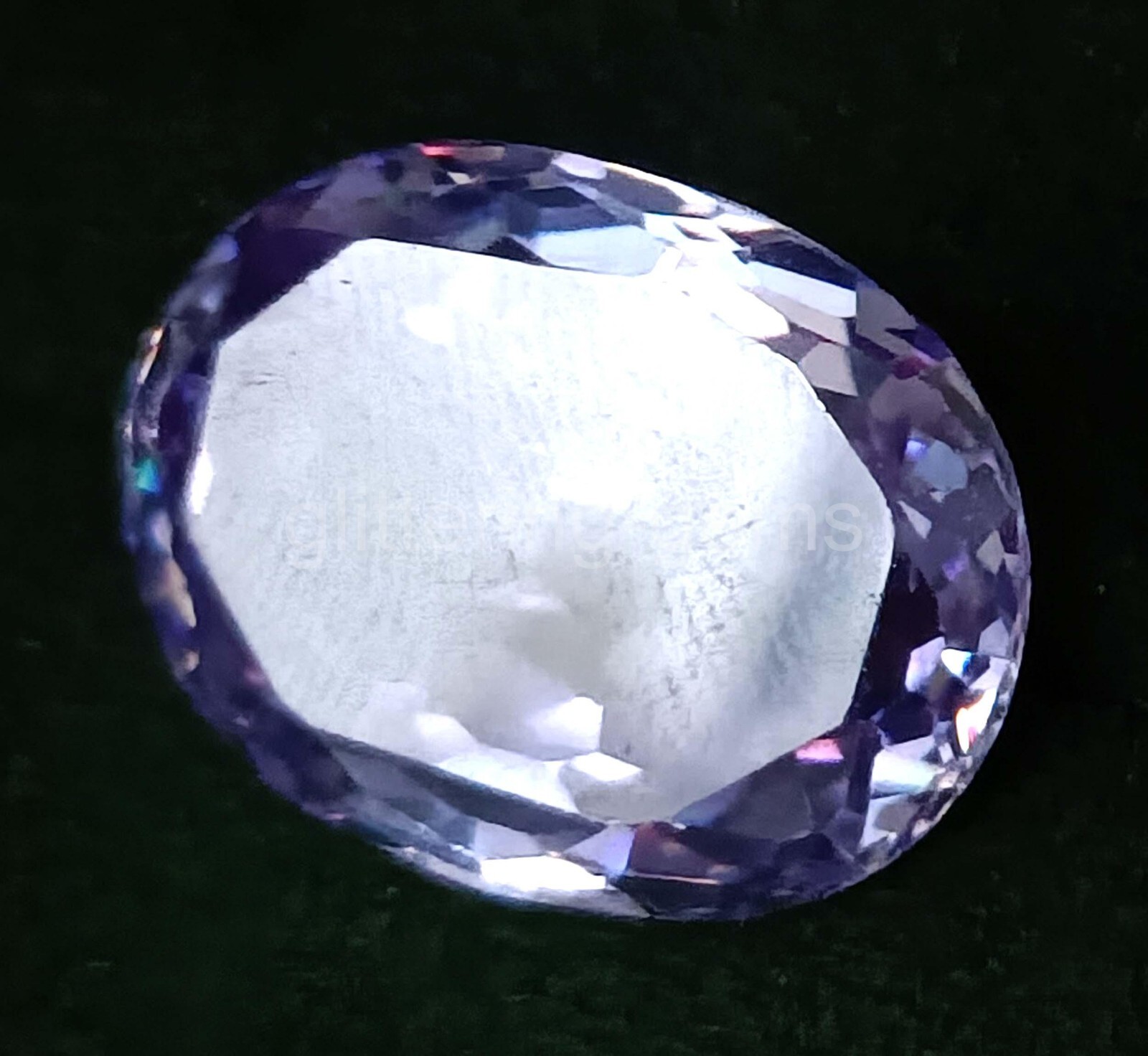 Natural 40.55 CT Oval Cut Purple Amethyst IGL Certified Loose Gemstone 5MSU