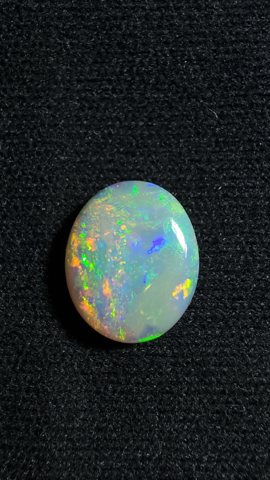 Australian Lightning Ridge 0.90ct Rainbow Crystal Nobby Opal