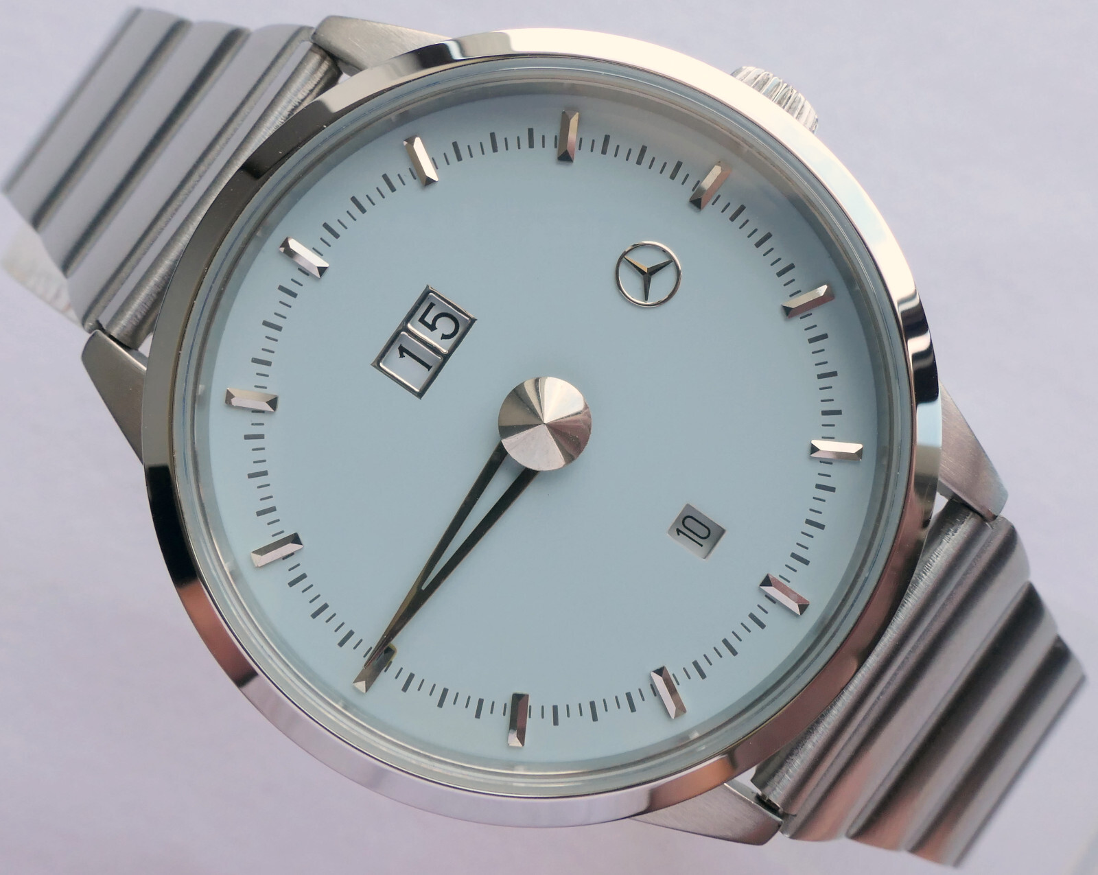 Mercedes Benz Classic Car Accessory Art Deco Retro Design Single One Hand Watch