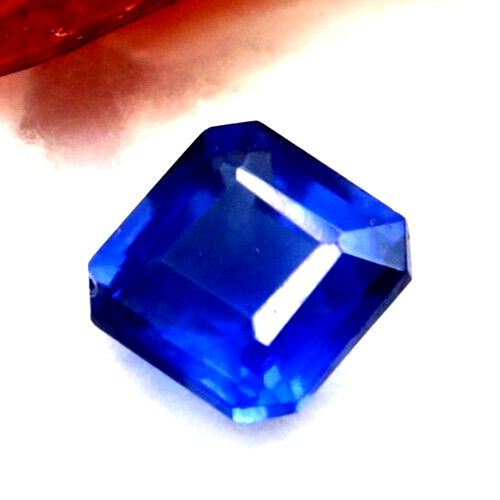 Natural Blue Sapphire Certified Loose Gemstone Radiant Cut 7 to 9 CT Free Gift