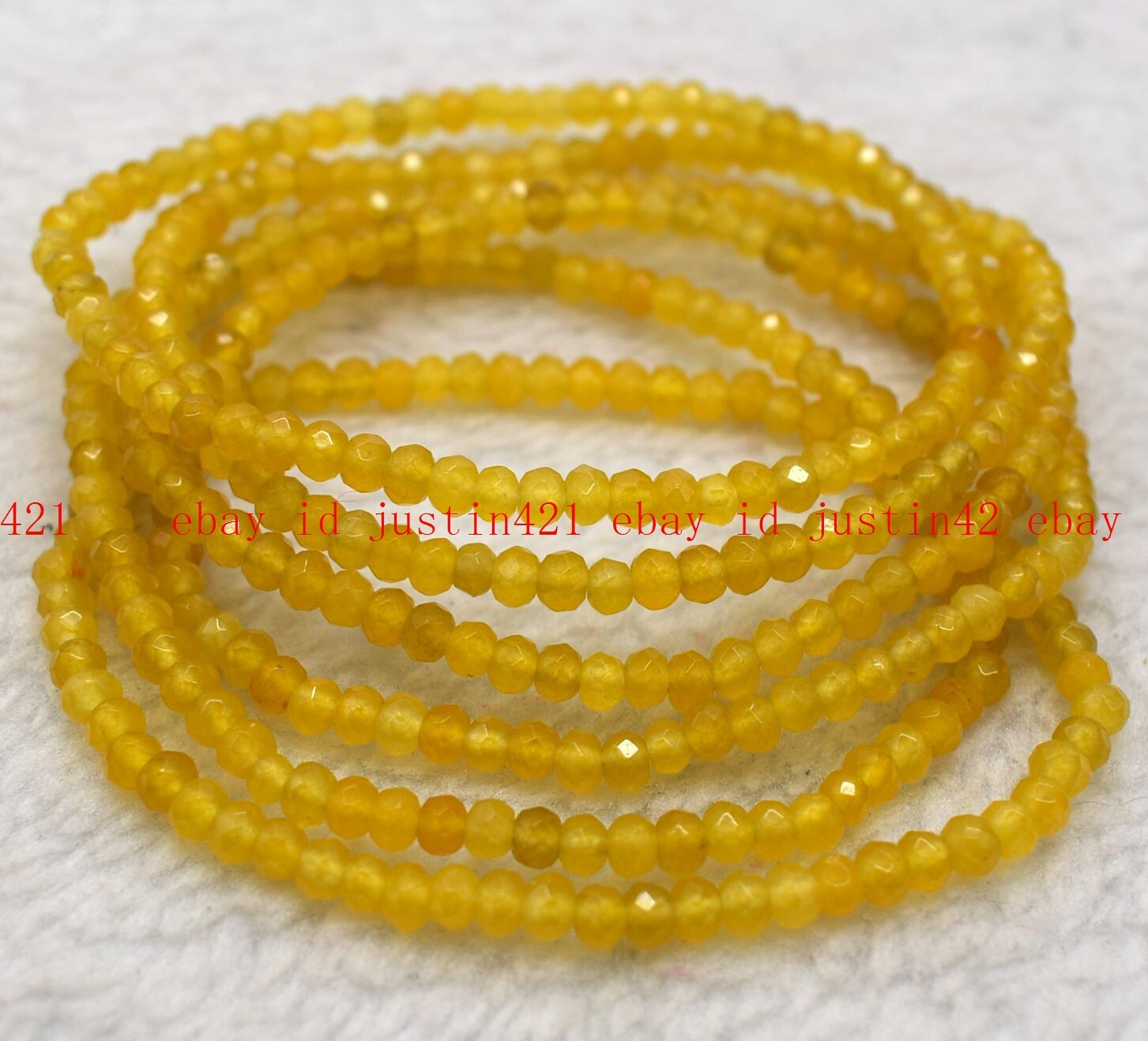 Wholesale 6 Pcs Natural Gemstone 2x4mm 7.5” Crystal Healing Stretch Bracelet