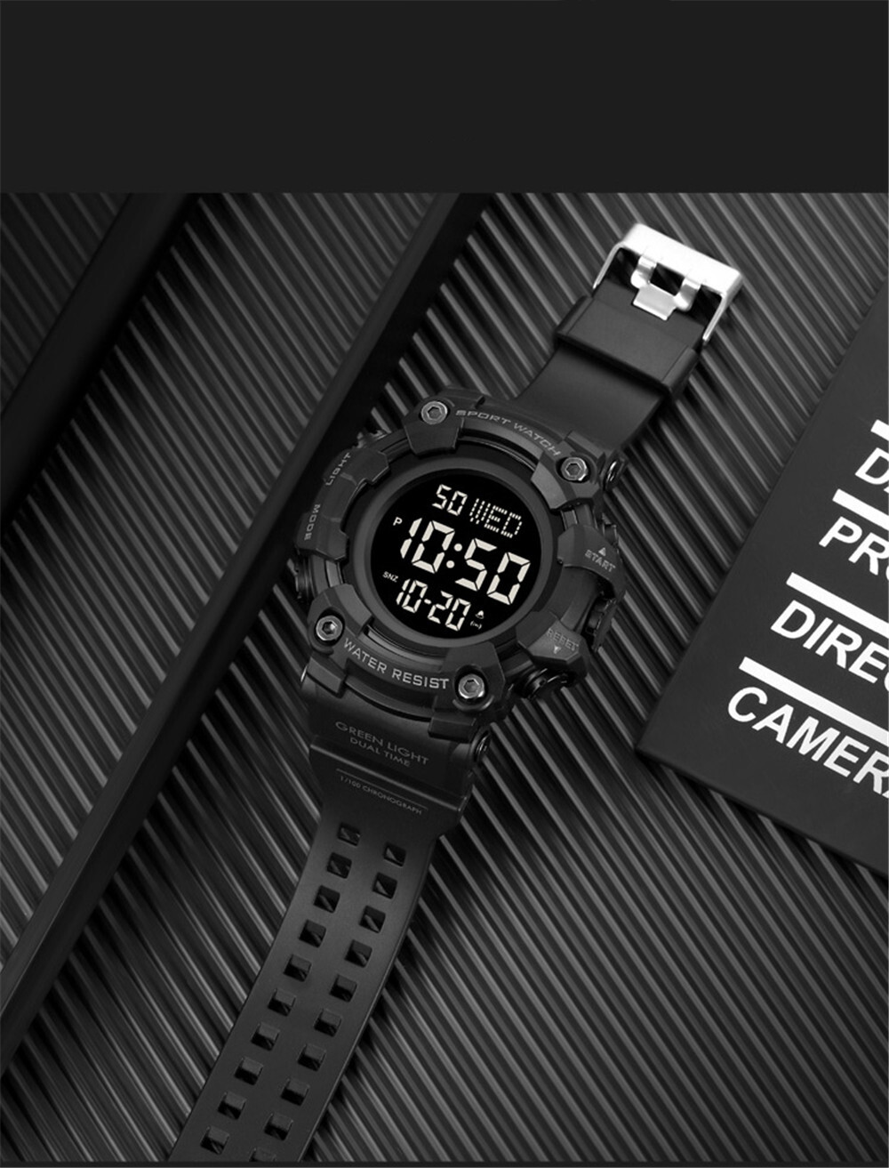 SKMEI Sport Watches Men Outdoor Digital Watch LED Alarm Stopwatch Boy Wristwatch