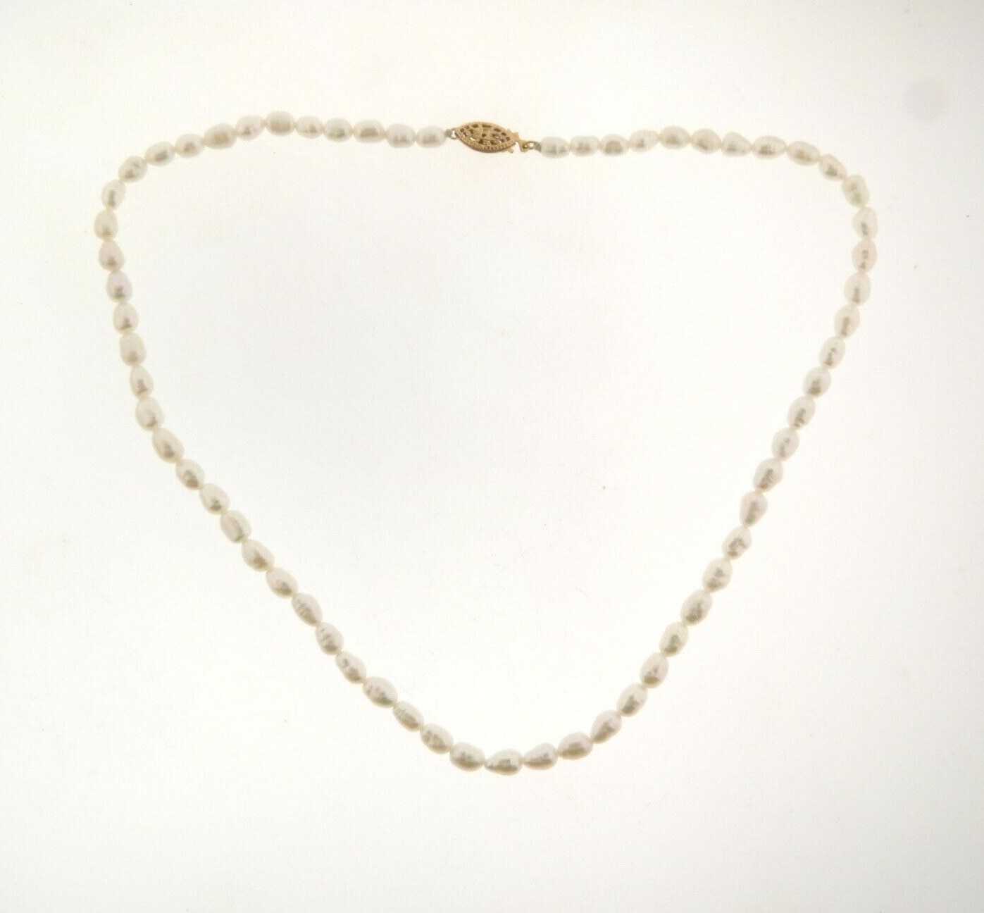 Cultured Fresh Water Pearl Necklace Gold filled 16.5″