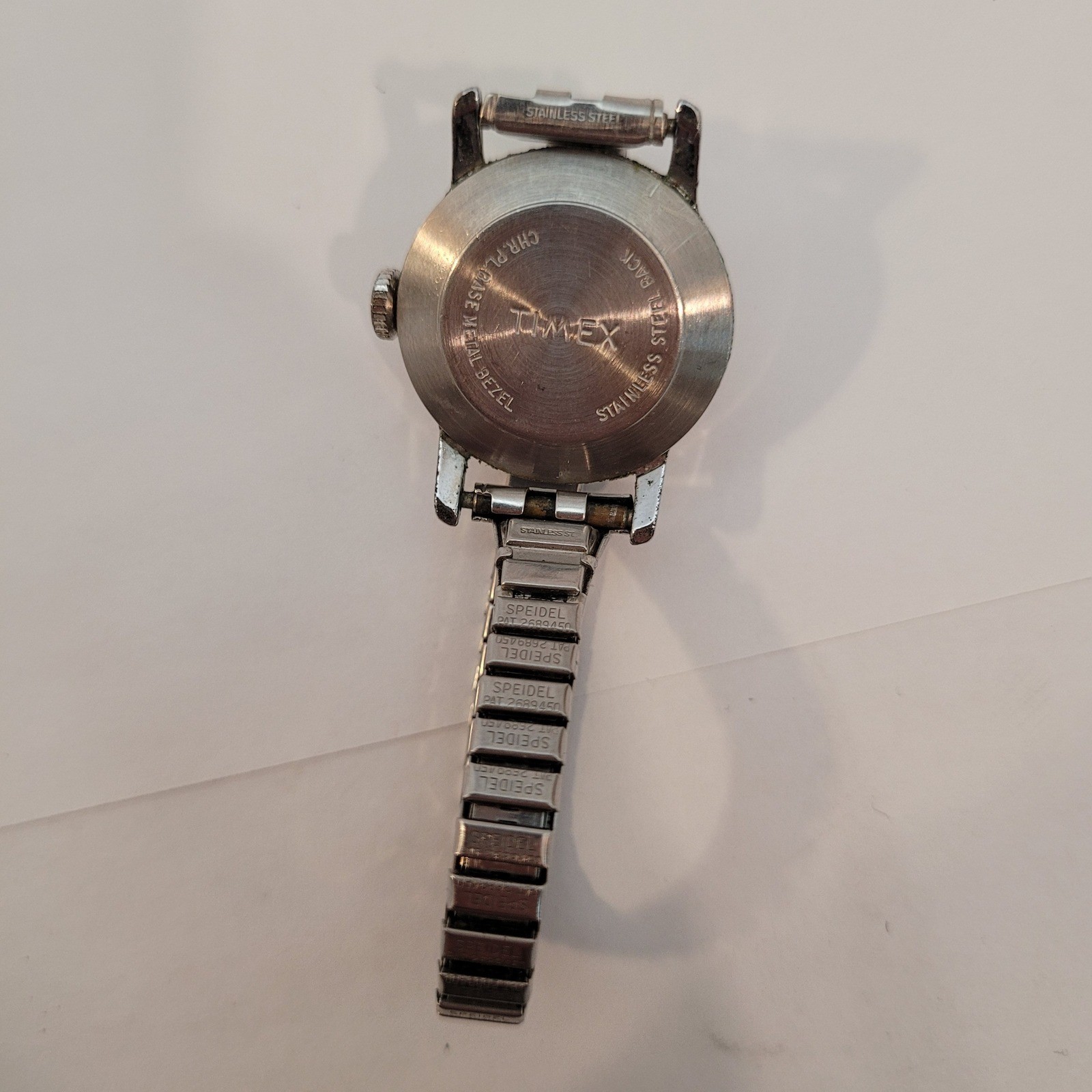 Timex Ingersoll Mickey Mouse Watch Spare Repair Vintage Manual Wind Speidel Band