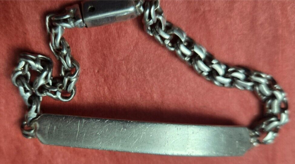 925 Sterling Silver Braided Link 7″ Bracelet 13 Grams