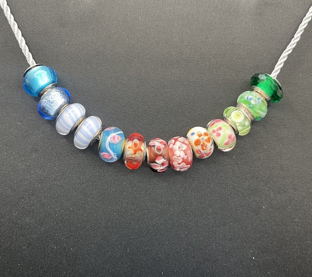Sterling Silver 925 Murano Glass Charm Lot 13 Pandora ALE Love Links Italy Beads