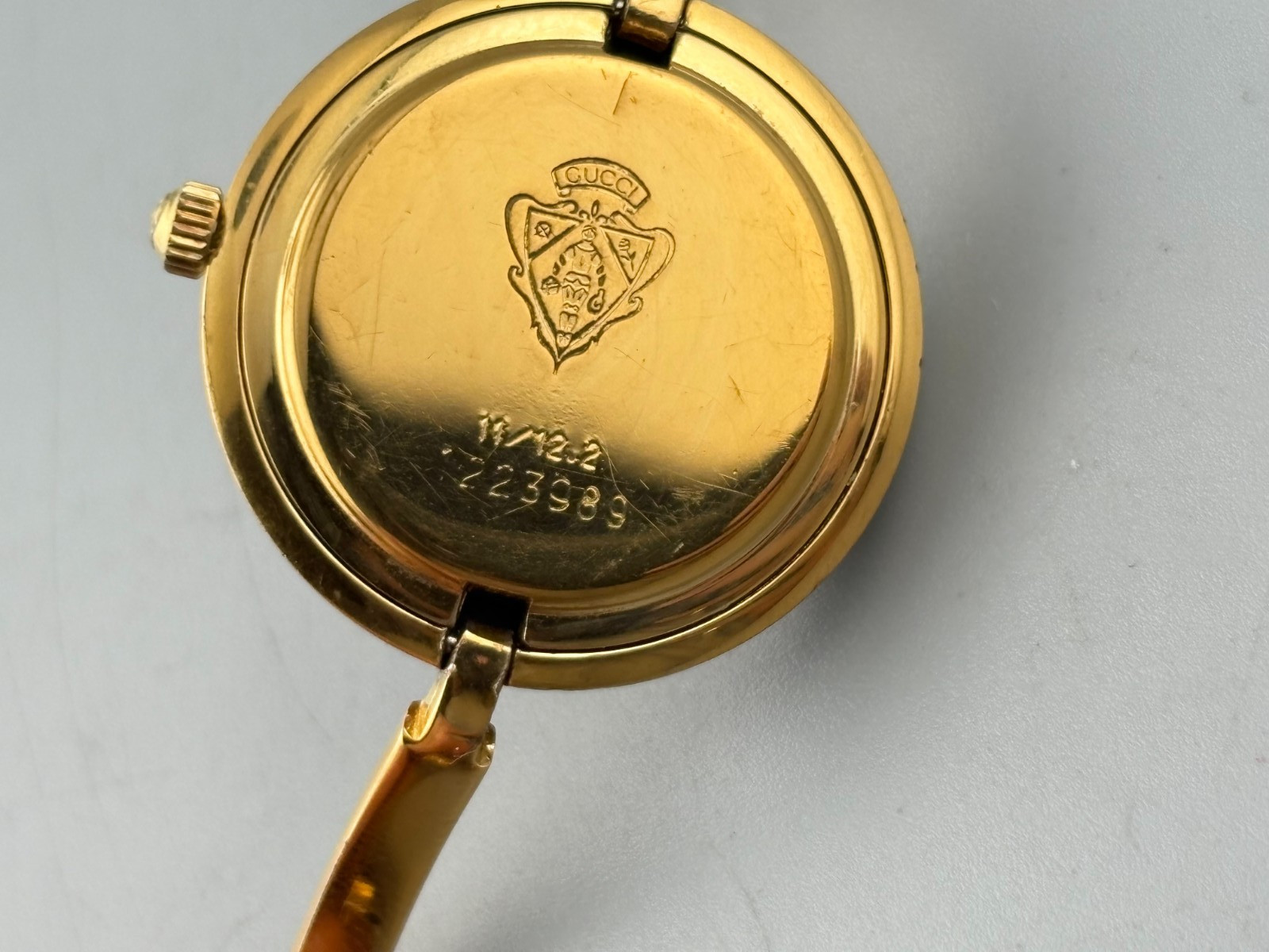 [Excellent] Gucci Change Bezel 11/12.2 Watch 12 Colors Box White Gold