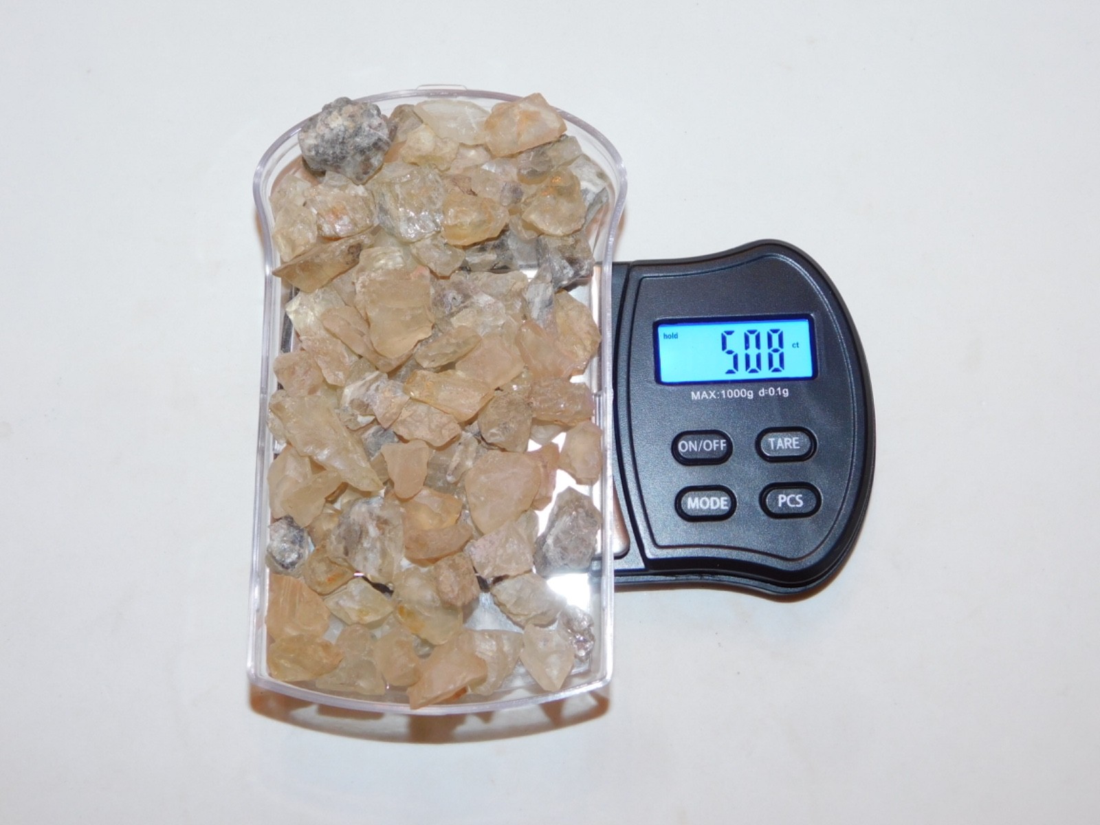 508Ct Oregon Sunstone Rough – Old Stock Collected in 1966- Kinion & Skierka Mine