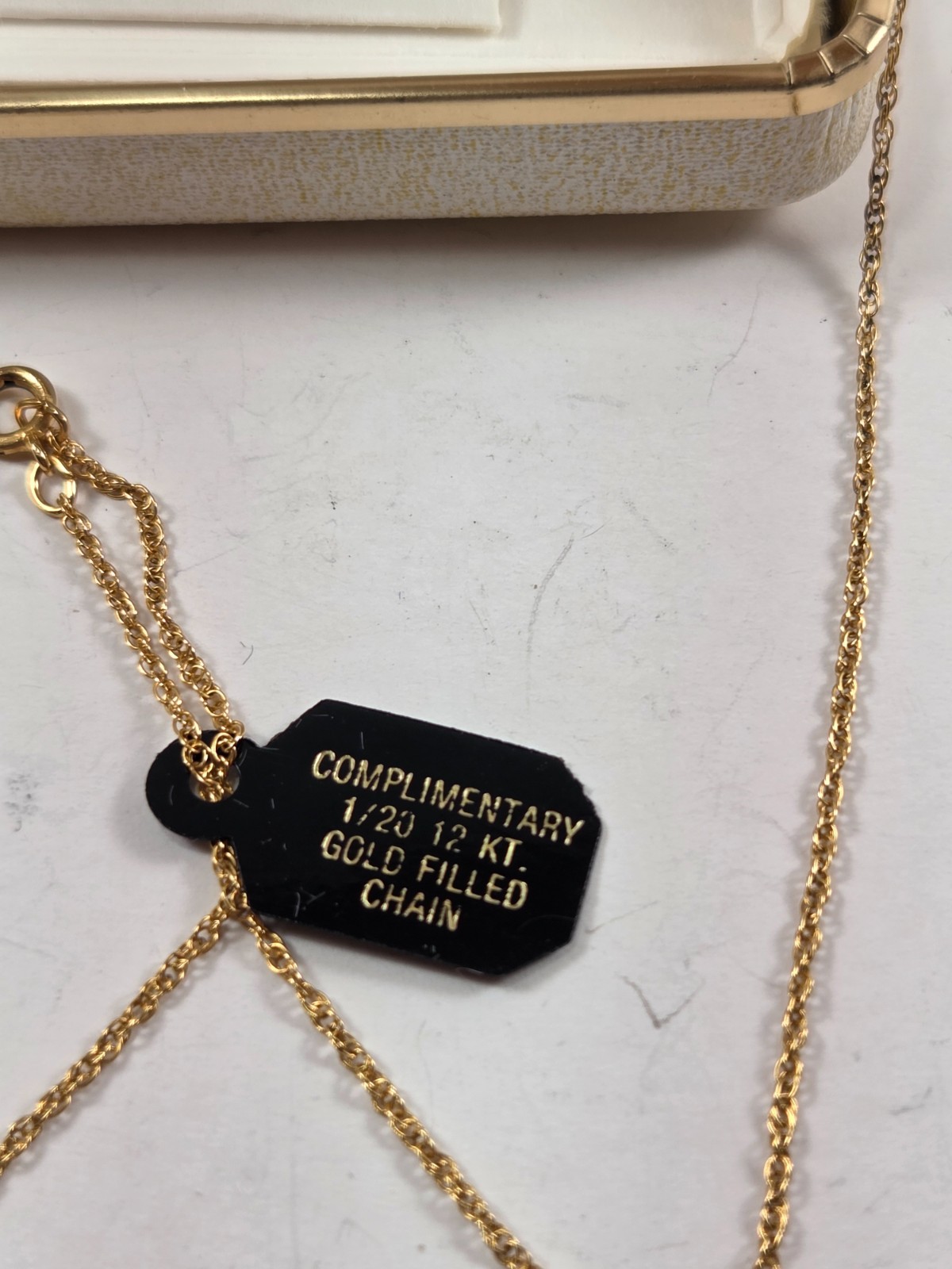Landstrom’s 10K Black Hills Gold Heart Necklace – NIB (F3137)