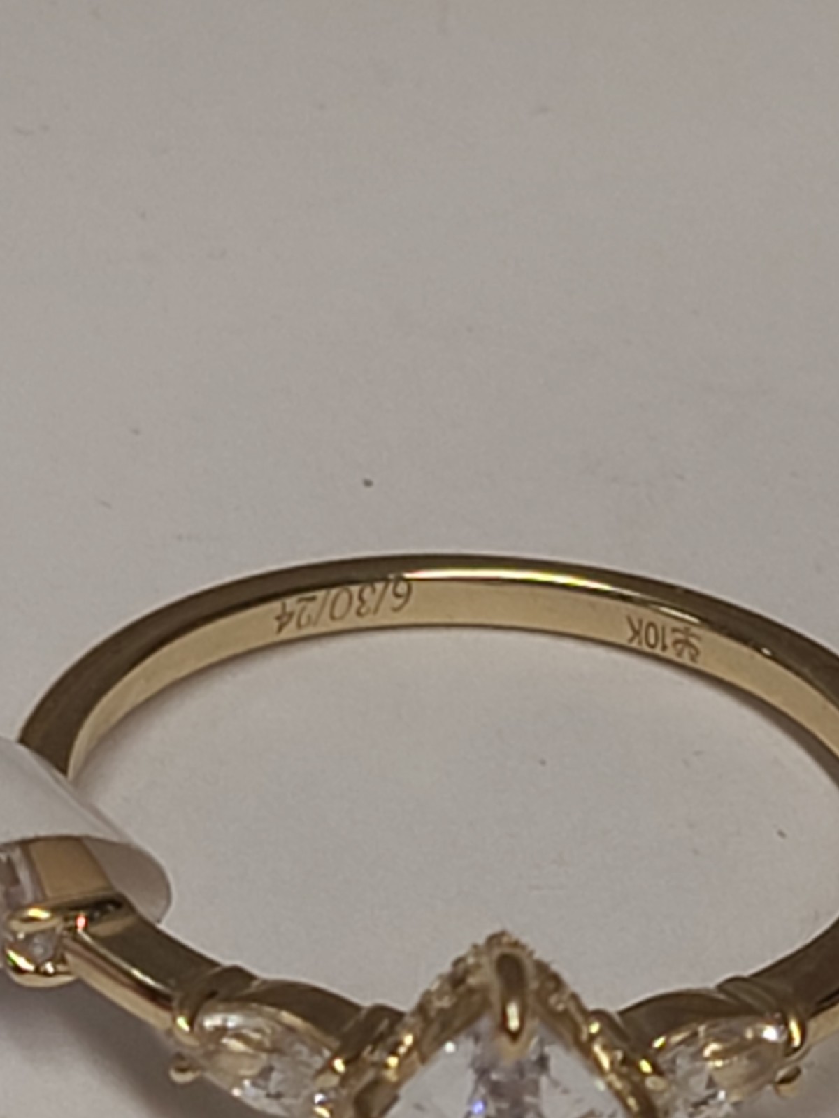 She Said Yes Love Me Harder 2Ct Mpissanite Ring Size 9 See Description
