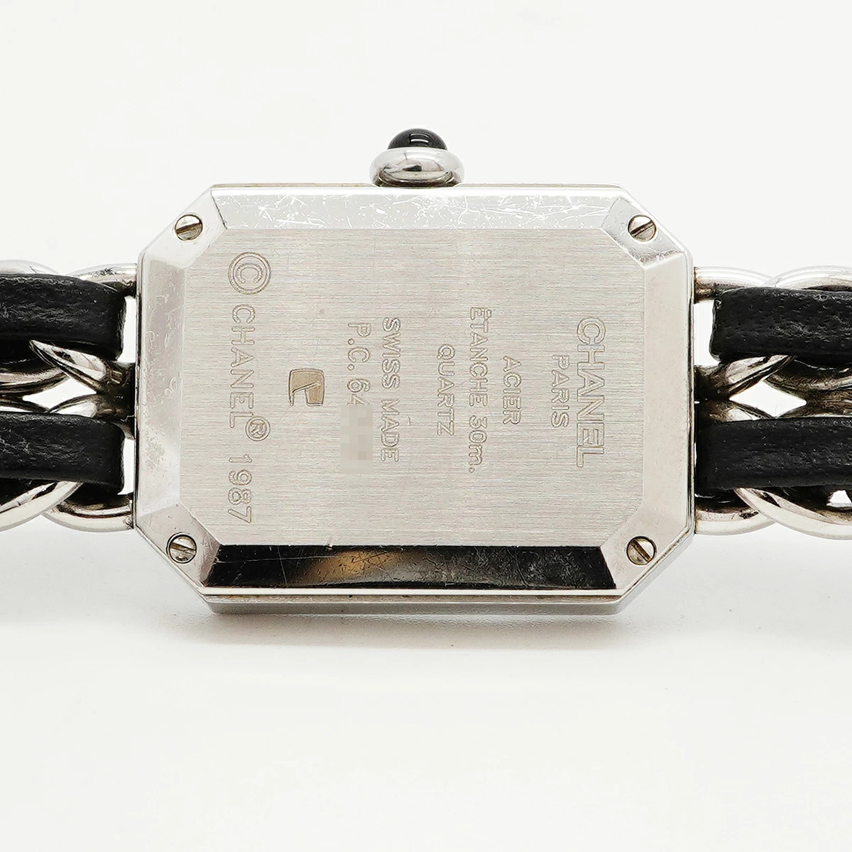 Chanel Première L H0451 20.1mm Black Dial Quartz Women’s Wristwatch #OTW242