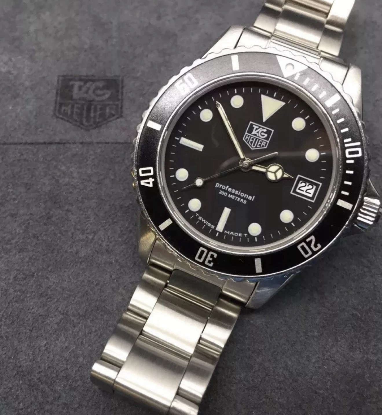 Oyster bracelet For Tag Heuer 1000 Pro Models 38mm Version, Submariner Type