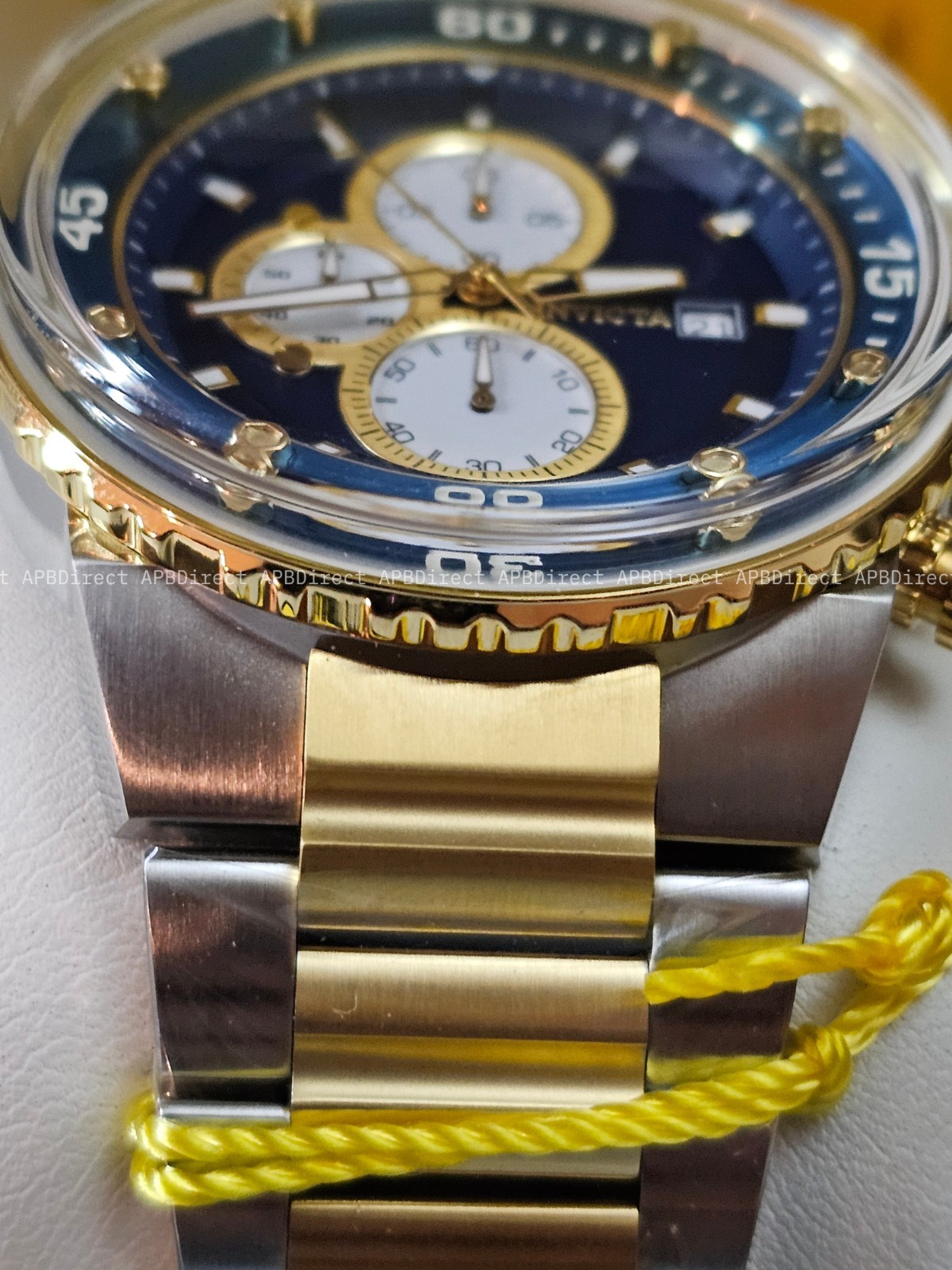 Invicta – Pro Diver – Very Thick Flame-Fusion Crystal Chronograph – mens watch