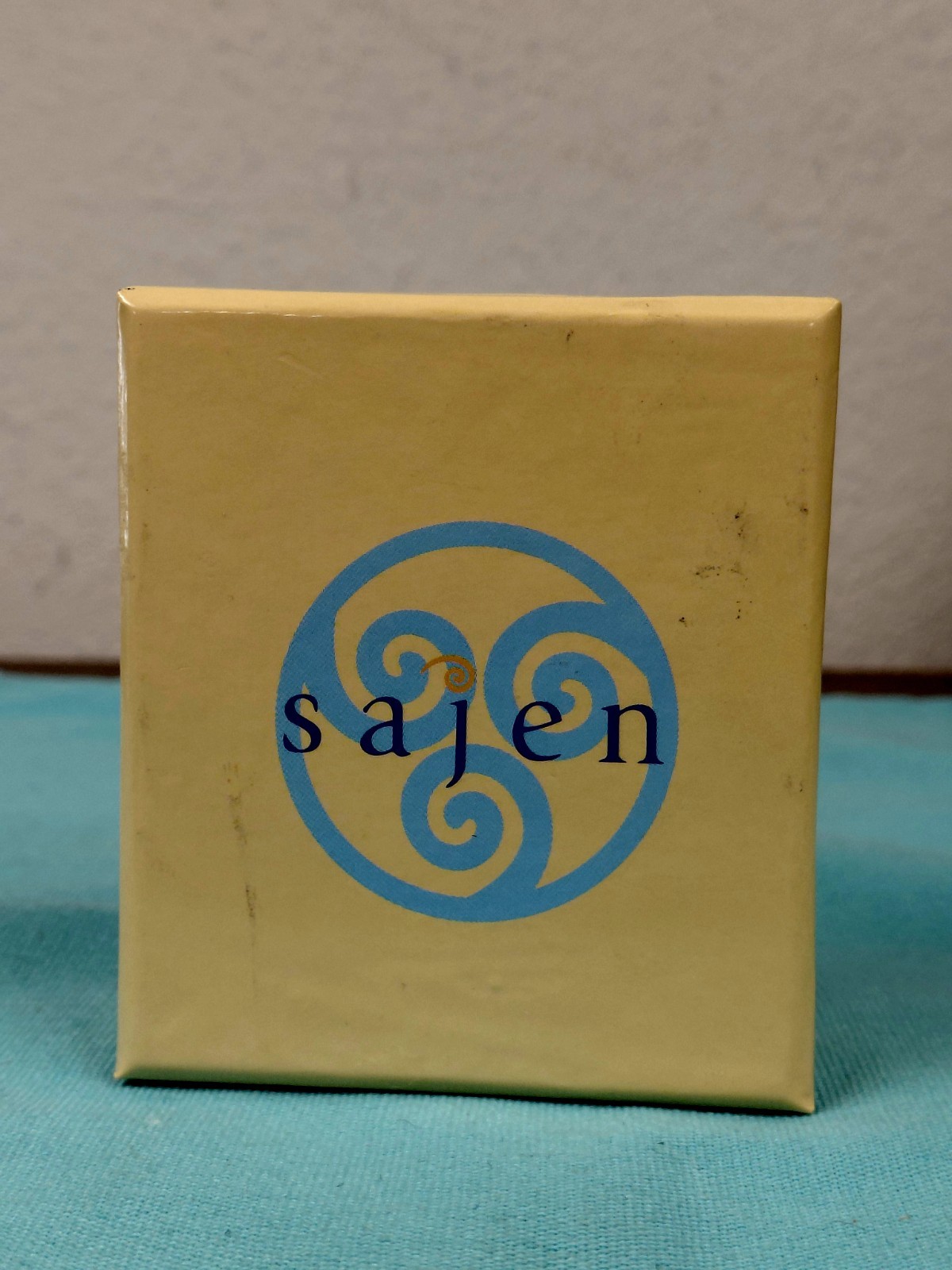 Sajen Sterling Silver Lapis Lazuli Carved Godess Face Pendant 2″ Long New NWT