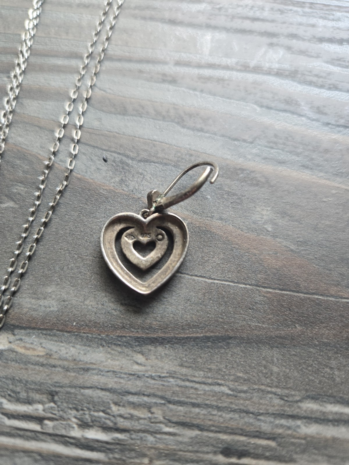 Vintage Signed JJ Judith Jack Marcasite Heart Set”