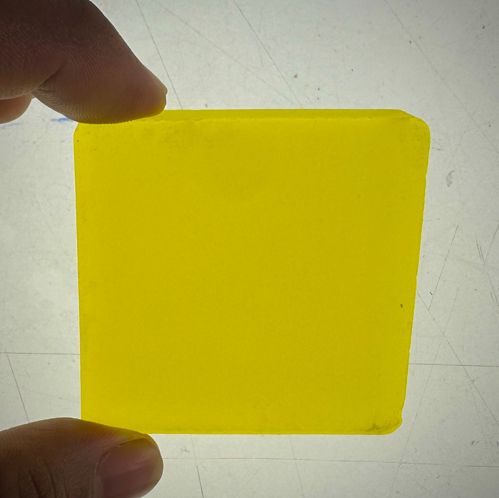 90 G NEON YELLOW YAG CERAMIC ( Yttrium Aluminum Garnet ) ROUGH LAB CREATED