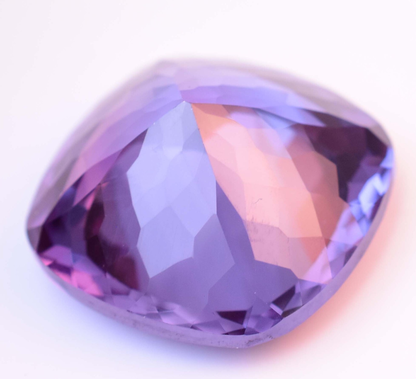 45.15 Ct Natural Color-Change Sapphire Cushion Flawless Certified Loose Gemstone
