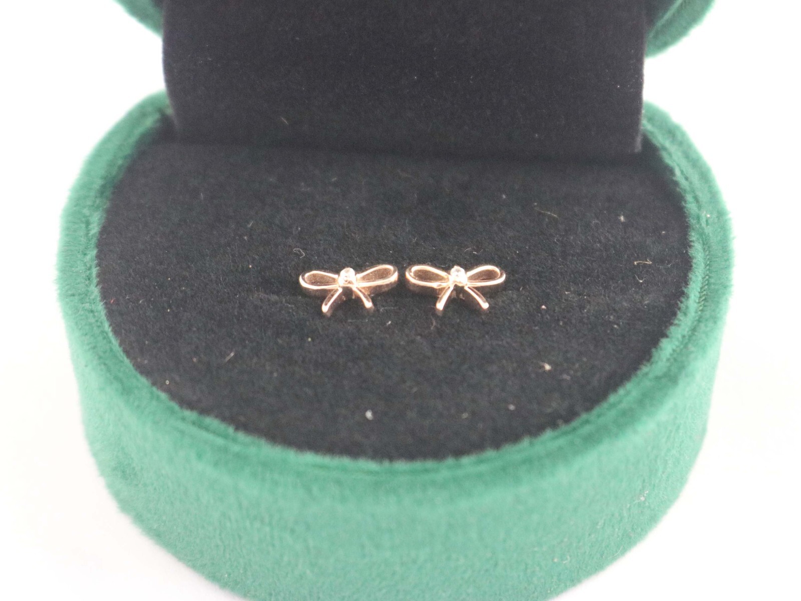 Bow Studs 925 Silver Rose Gold Dainty Bow Minimal Earrings Memorial Gift