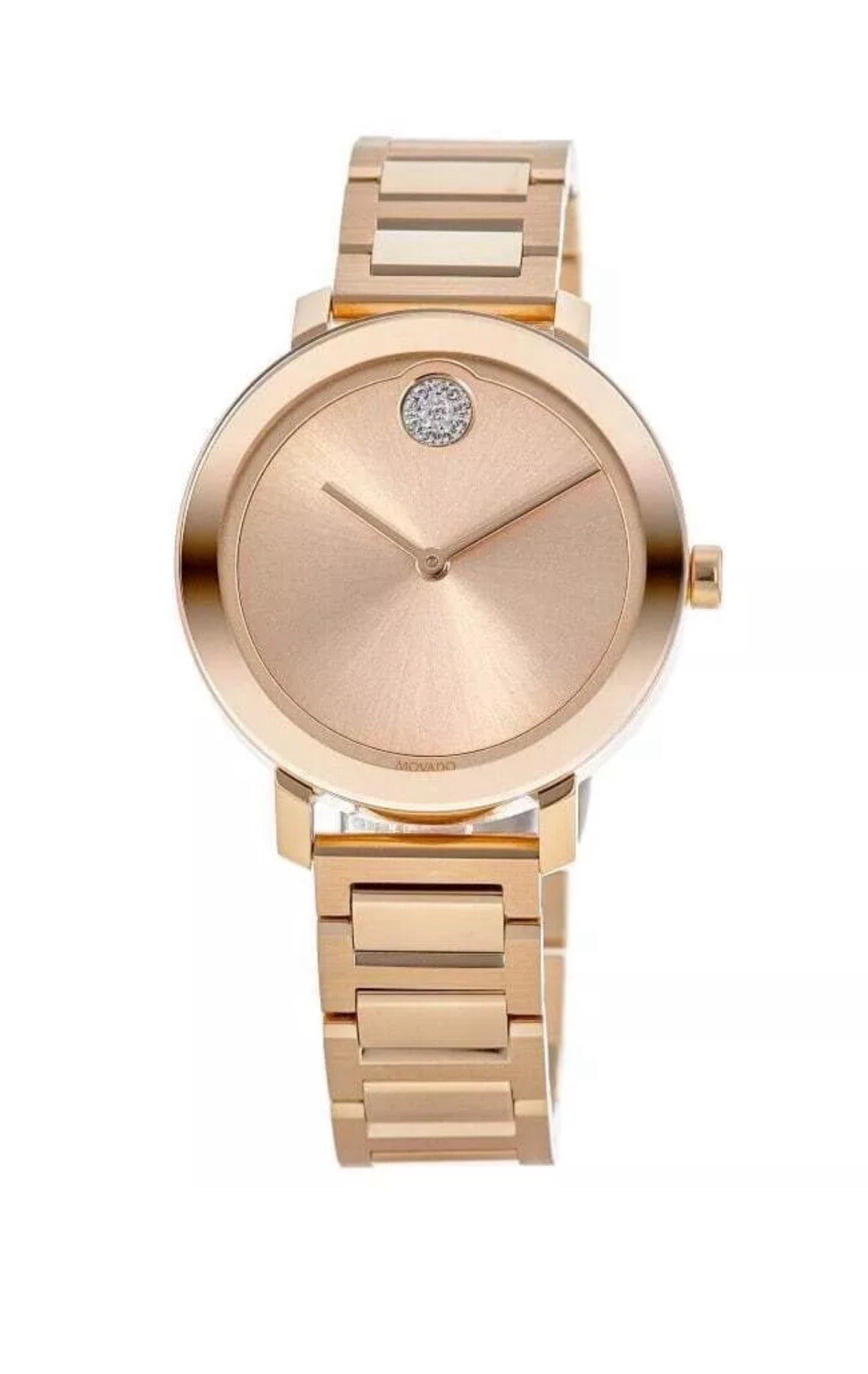Brand New Movado Bold Women’s Evolution Rose Gold Dial Watch 3600824