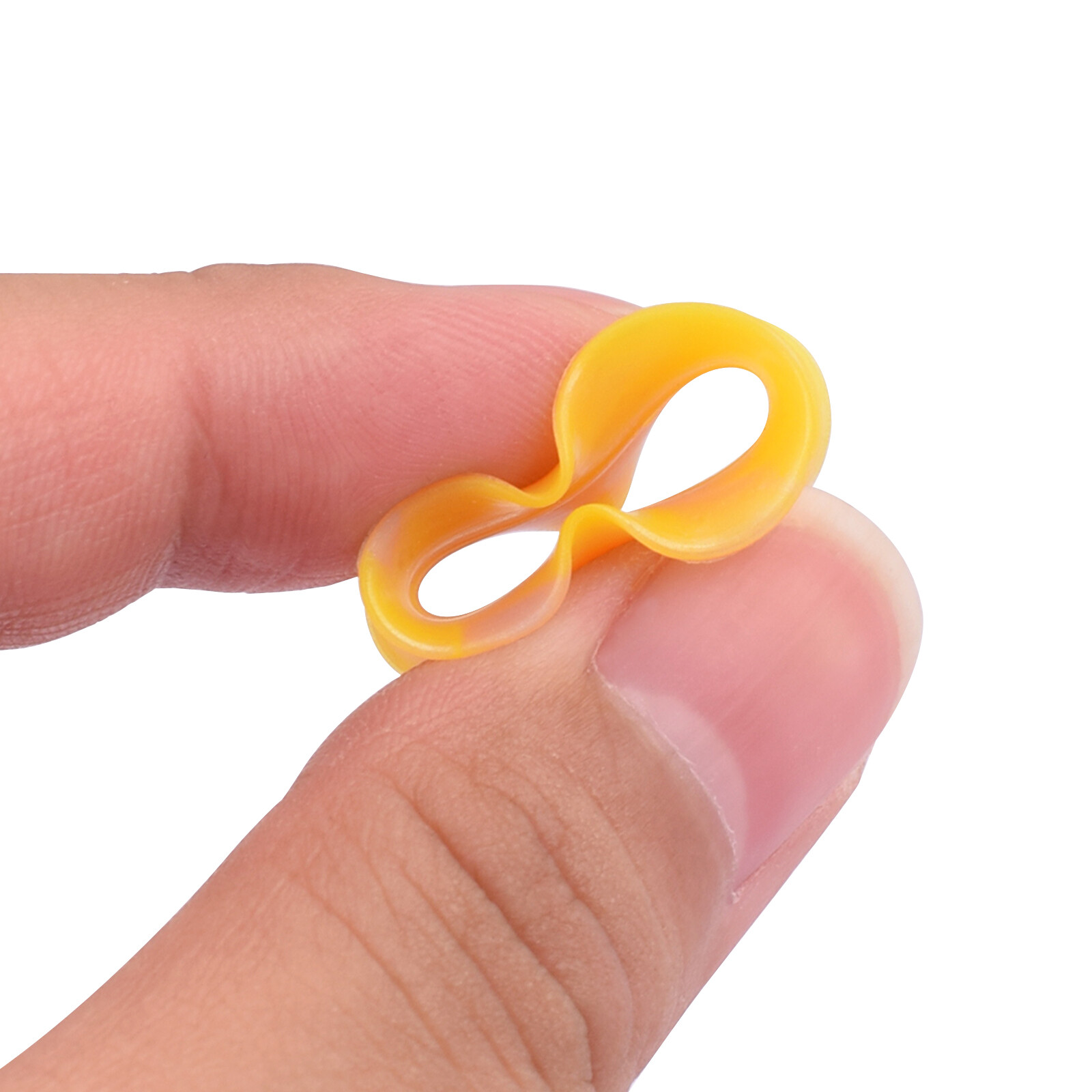 Pair of Silicone Ear Gauges-Thin Earskins Flexible Flesh Tunnels-Soft Ear Plugs