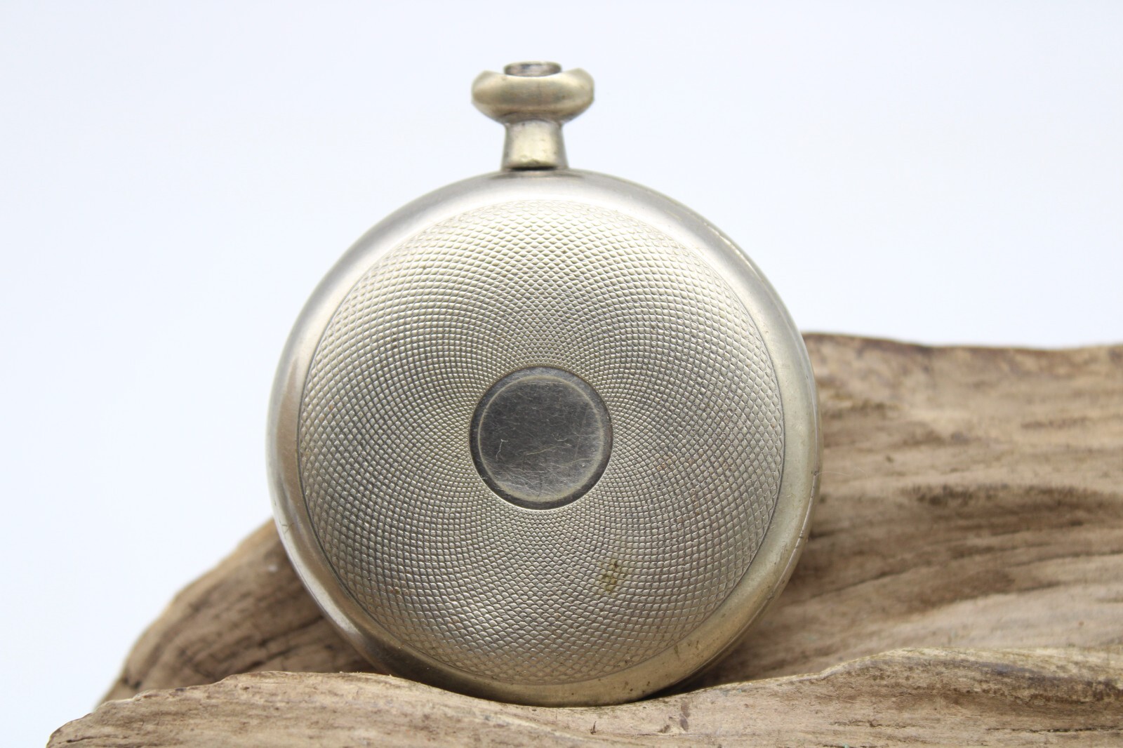ANTIQUE POCKET WATCH CASE 46mm DIAMETER 37.4mm MOVEMENT SEAT DECORATIVE BACK(RP)