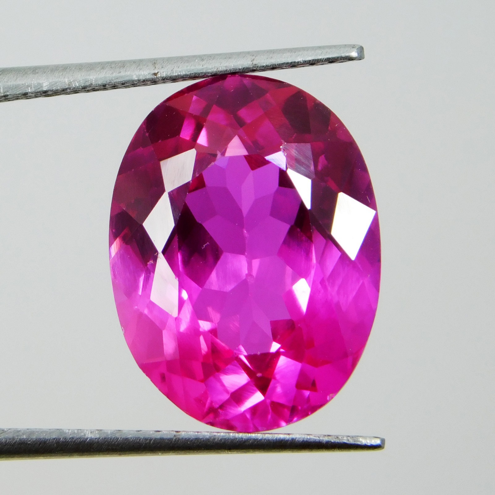 Certified 12.30 Natural Pink Ruby Oval Cut Loose Gemstone Collector Stone