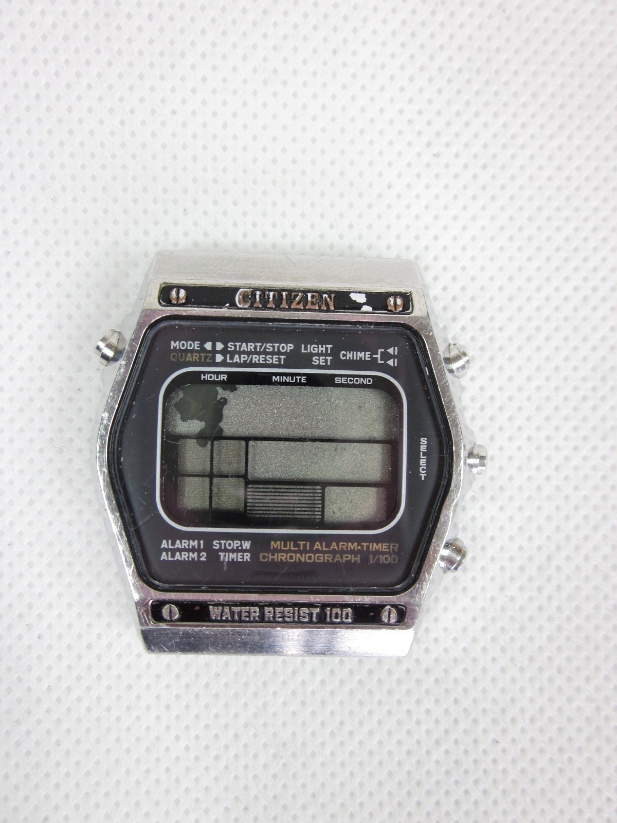 VINTAGE CITIZEN 41-1515 DIGITAL LCD GN 4 5 DIGITAL WRISTWATCH FOR MEN