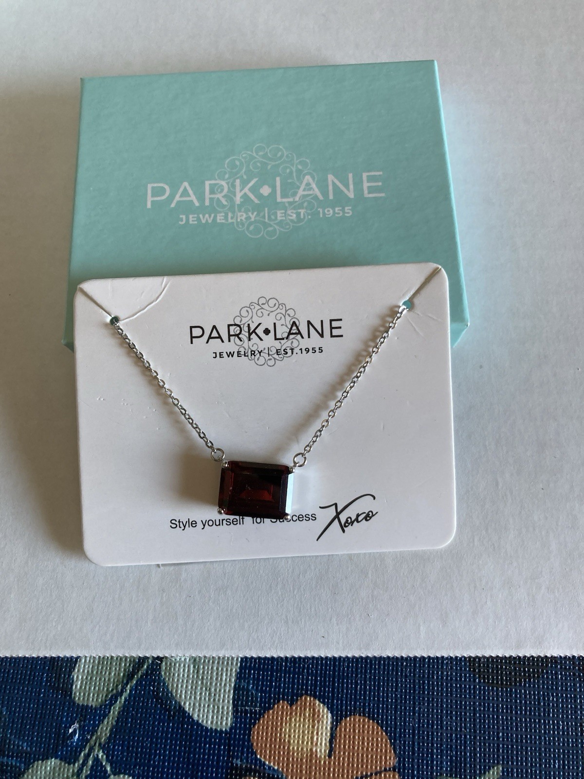 Park Lane January Birth Stone Necklace