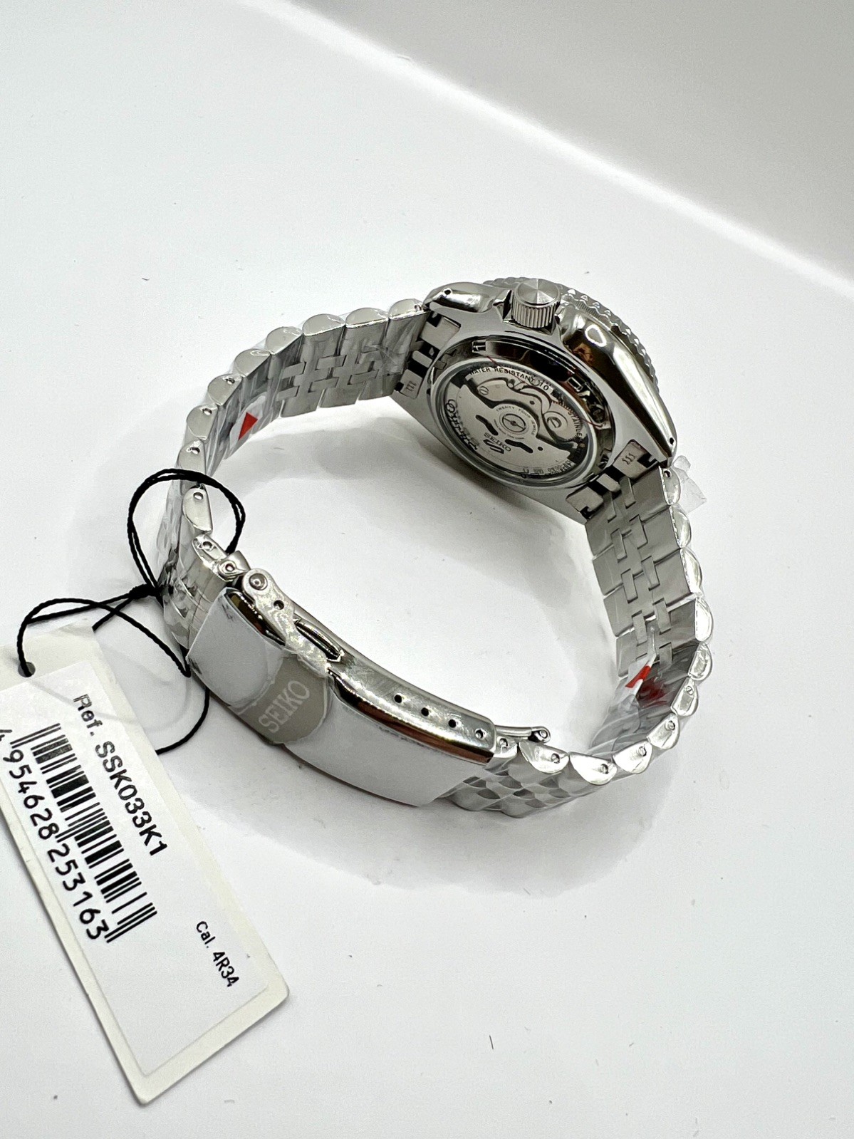 Seiko 5 Sports GMT SSK033K1 – Silver Cloud “Batman” Automatic 42.5mm 100m NEW