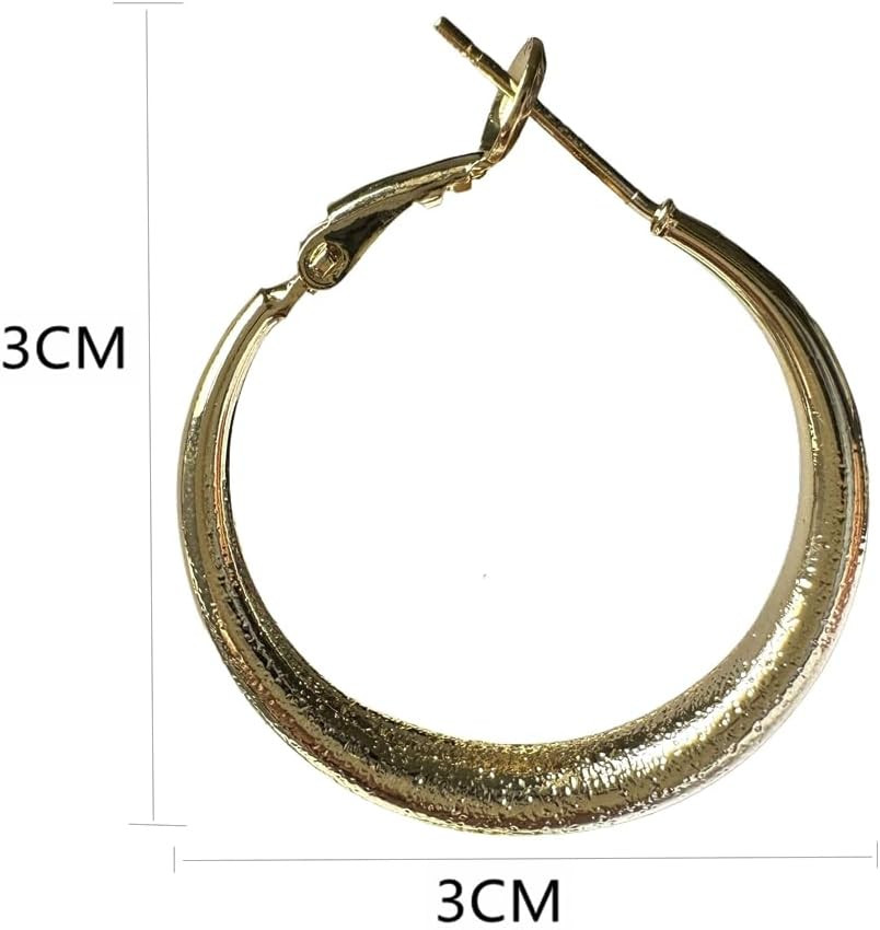 Small Hoop Earrings for Women Trendy Hypoallergenic 925 Sterling Silver Post