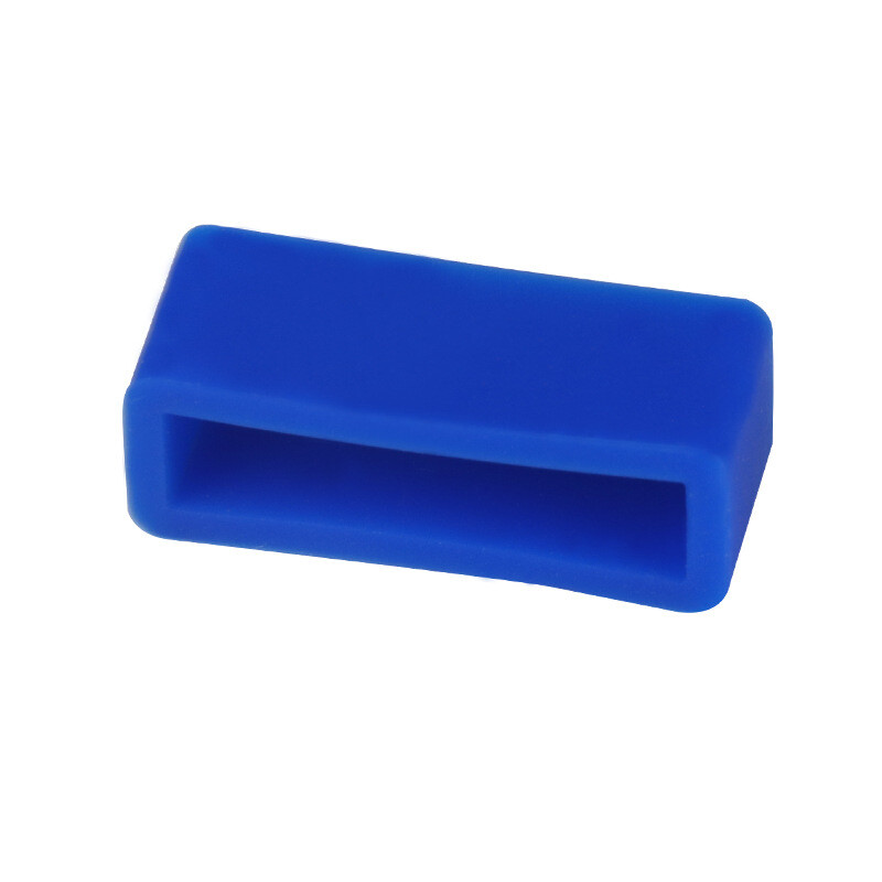 2 Pack Silicone Watch Strap Band Loop Hoop Retainer Buckle Holder Ring Keeper