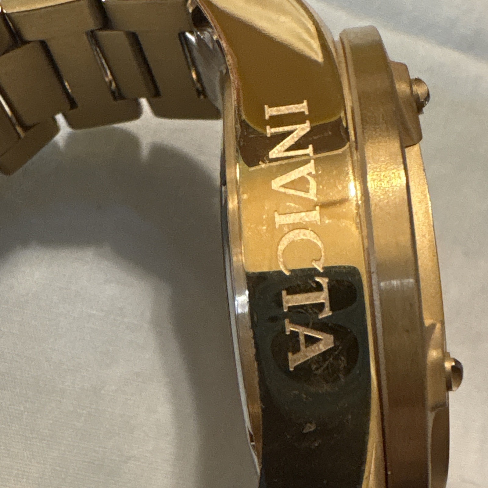 Invicta Bolt Men’s Automatic Watch Gold SS 52mm model 26775