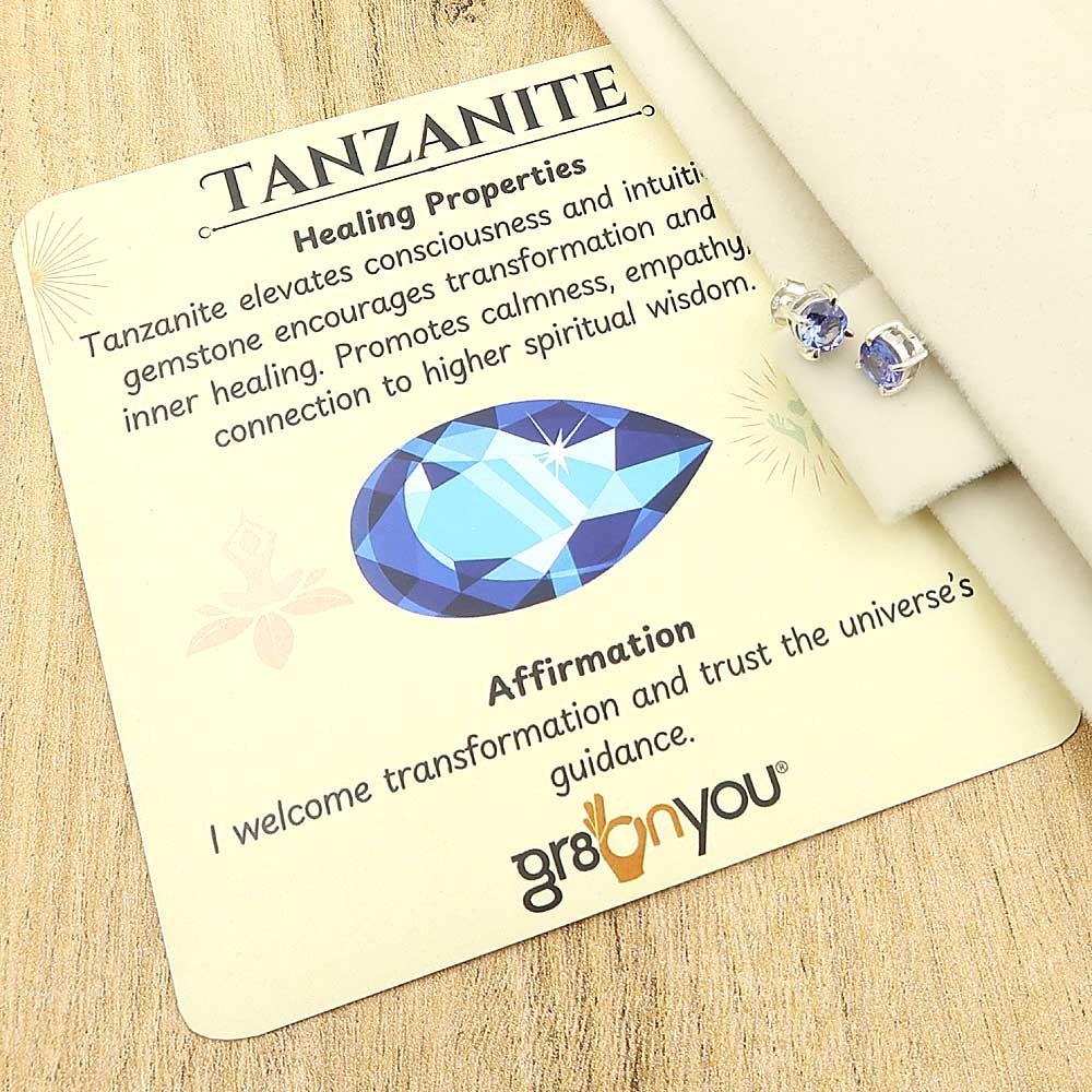 gr8onyou ready to give away| natural tanzanite earrings made of real 925 silver