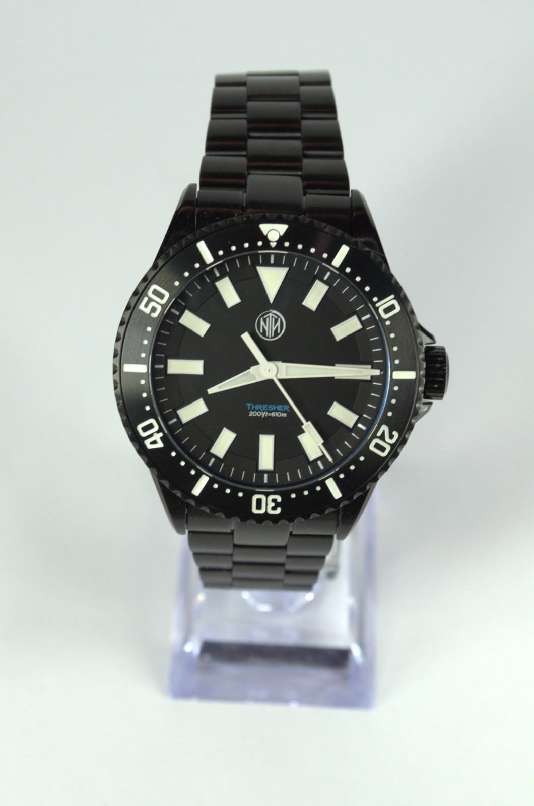 NTH Thresher No date diver, Black DLC, 43.75mm, RARE + discontinued, automatic