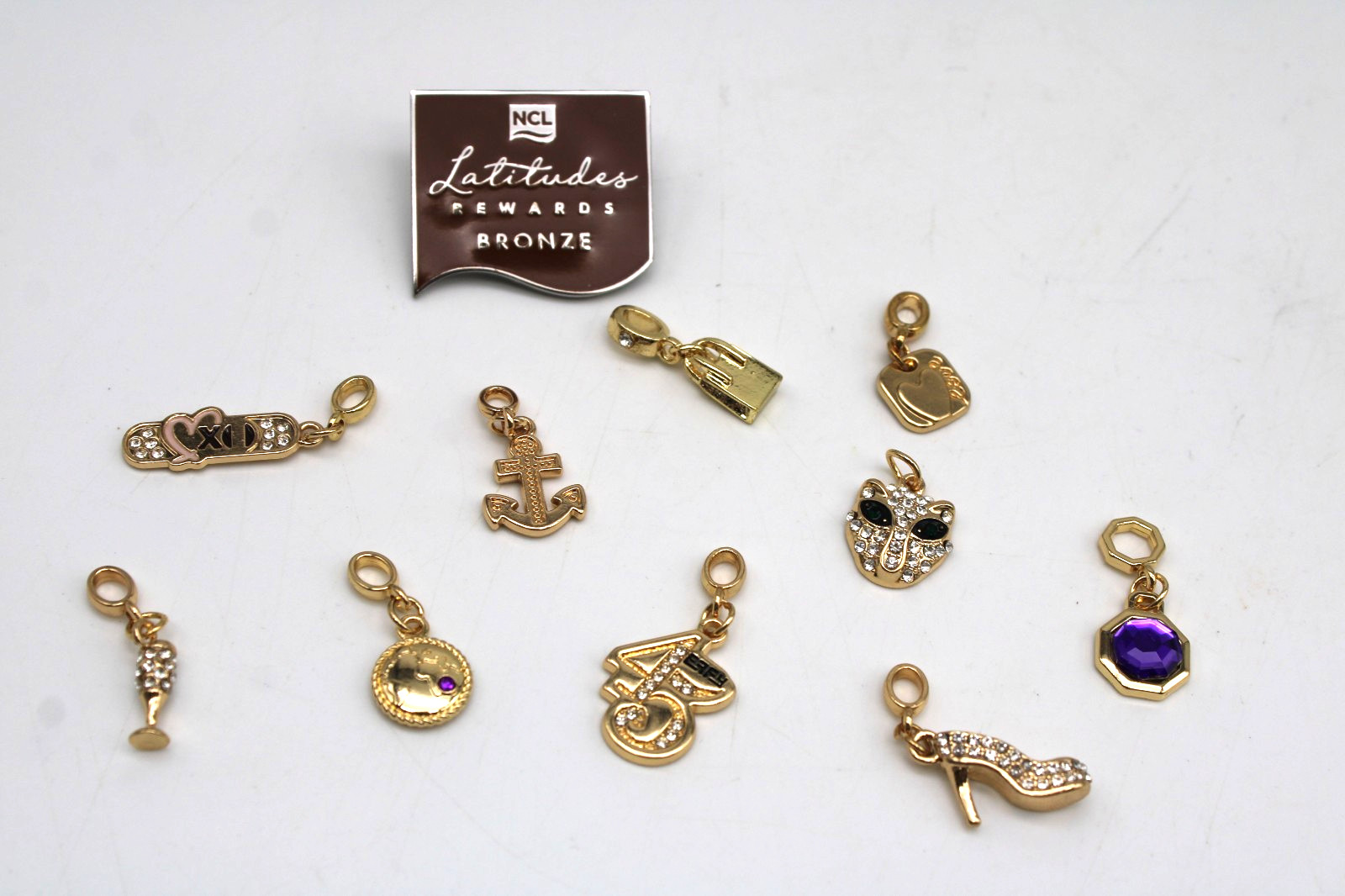 EFFY Cruise Adventure Amulet Charm Bracelet or Necklace Gold-Color Charm CHOICE