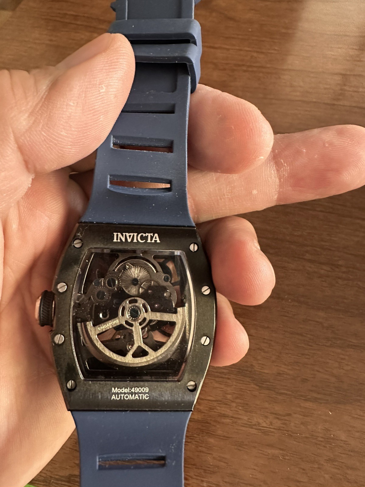 Invicta Men’s Watch S1 Rally Interstellar Automatic Blue Silicone Strap 49009