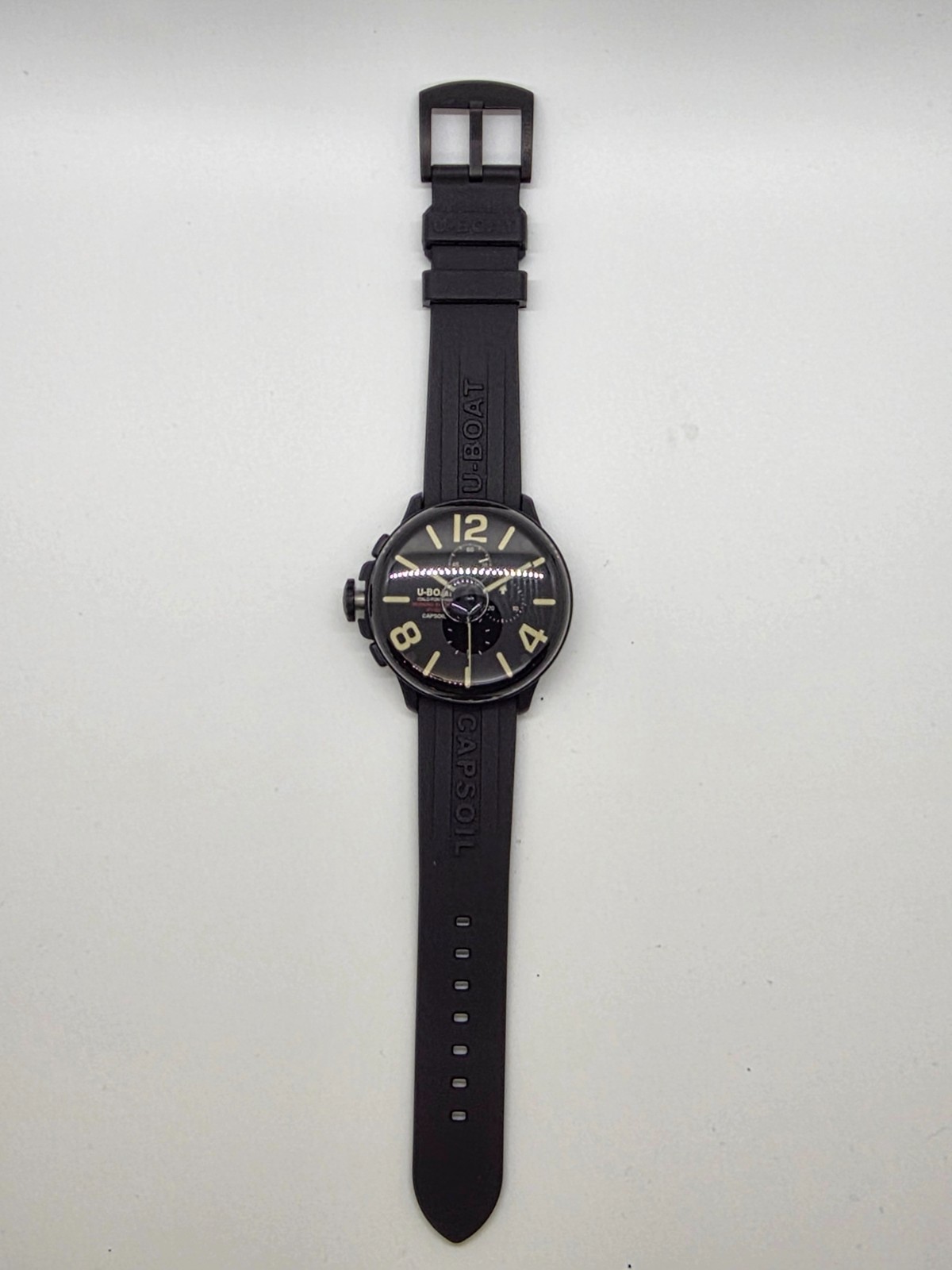 U-Boat CAPSOIL CHRONOGRAPH 8109/A, 1st Edition, RARE, 1 watch, 2 straps