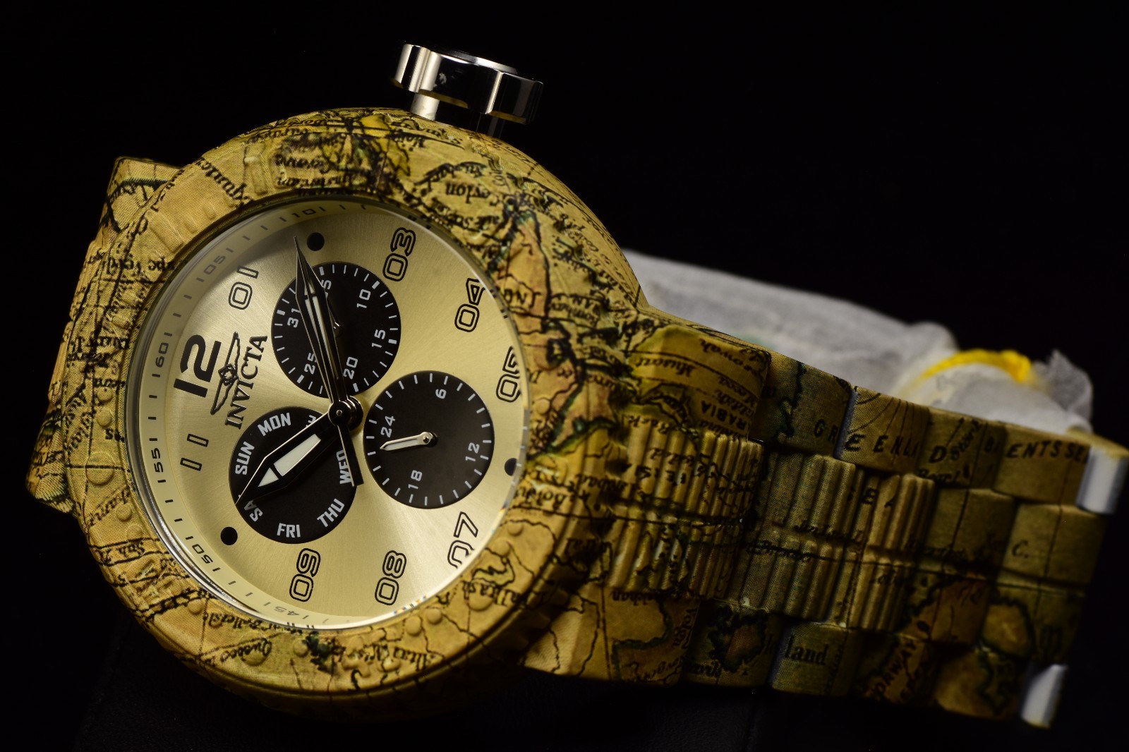 Invicta Elements Men’s 227mm Collection Gold-Black Bracelet