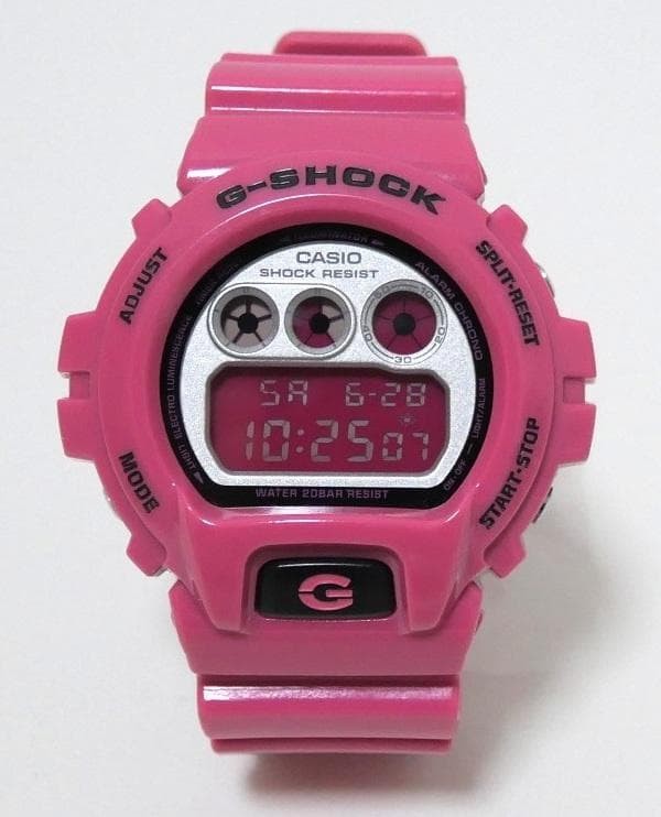 Casio G-Shock Crazy Colors DW-6900CS Hot Pink Quartz Watch From Japan