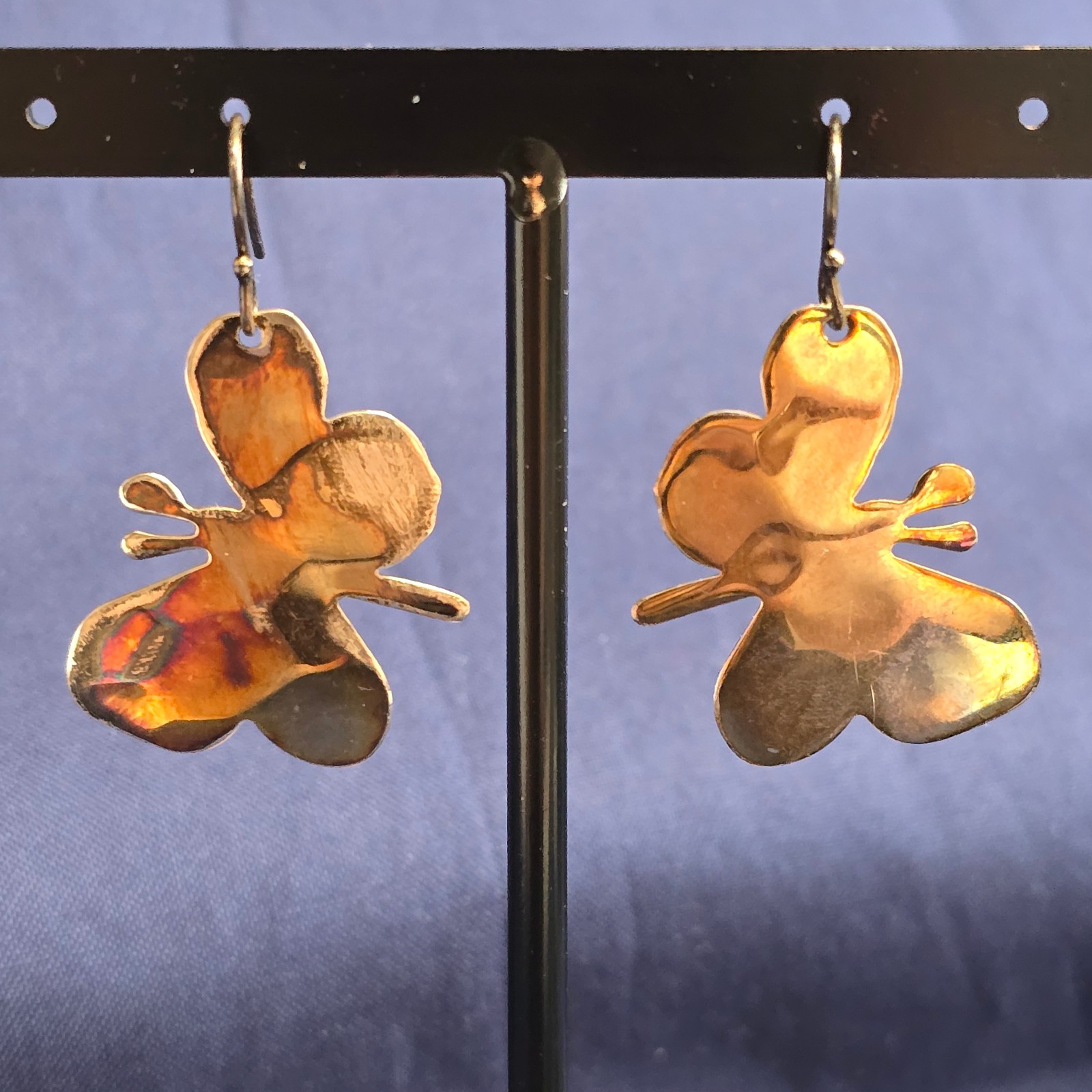 Sterling Silver Andy Warhol Foundation Earrings 5.67g Fine Jewelry Hook Backs
