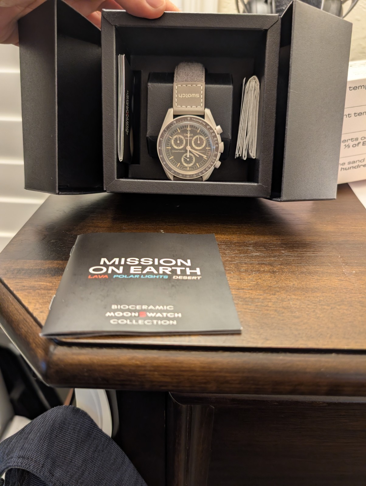 OMEGA x Swatch MoonSwatch Mission on Earth Desert Chronograph Quartz Watch