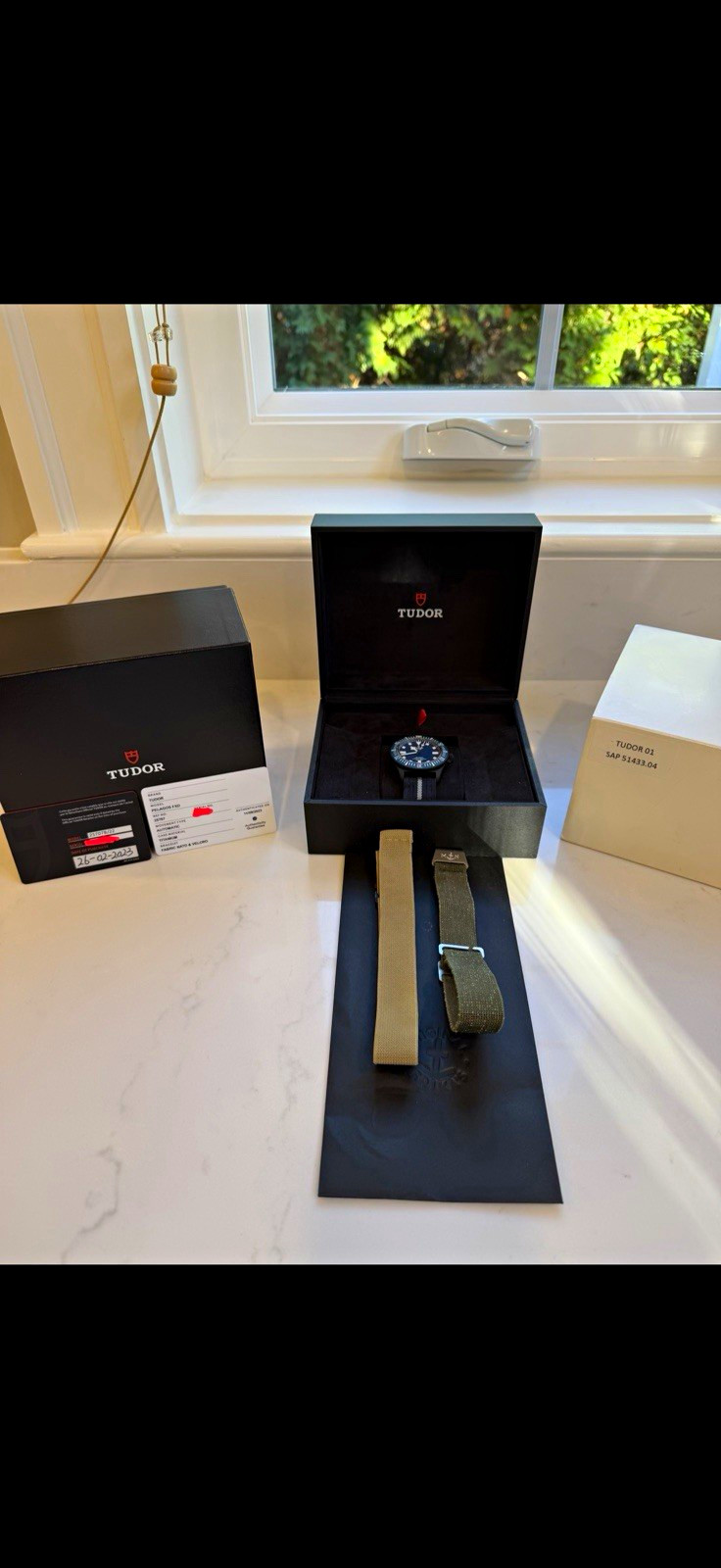 2023 Tudor Pelagos FXD Black DLC by IWW | Box & Papers | 2 Extra Premium Straps