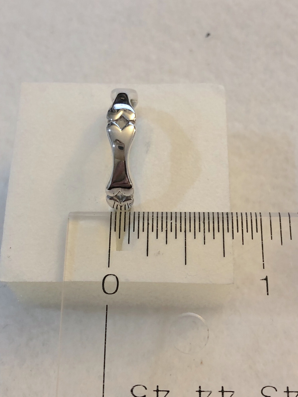 Wildthings Sterling Silver Dog Bone Ring Sizes 5-6-7-8-9