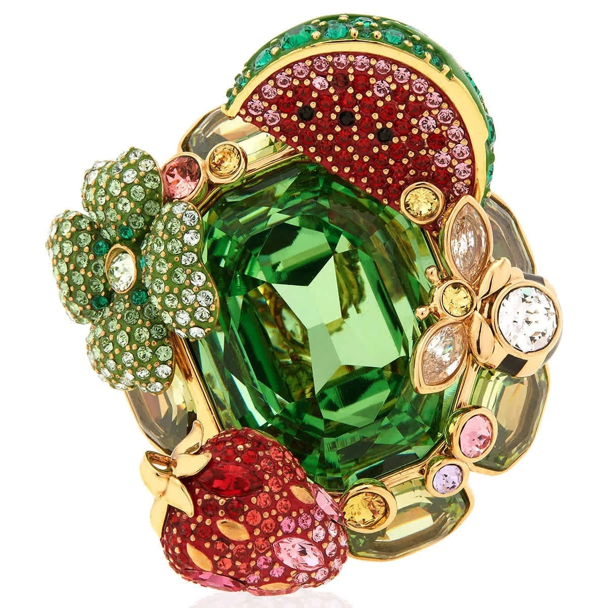 Swarovski Idyllia Multicolored Motif Ring