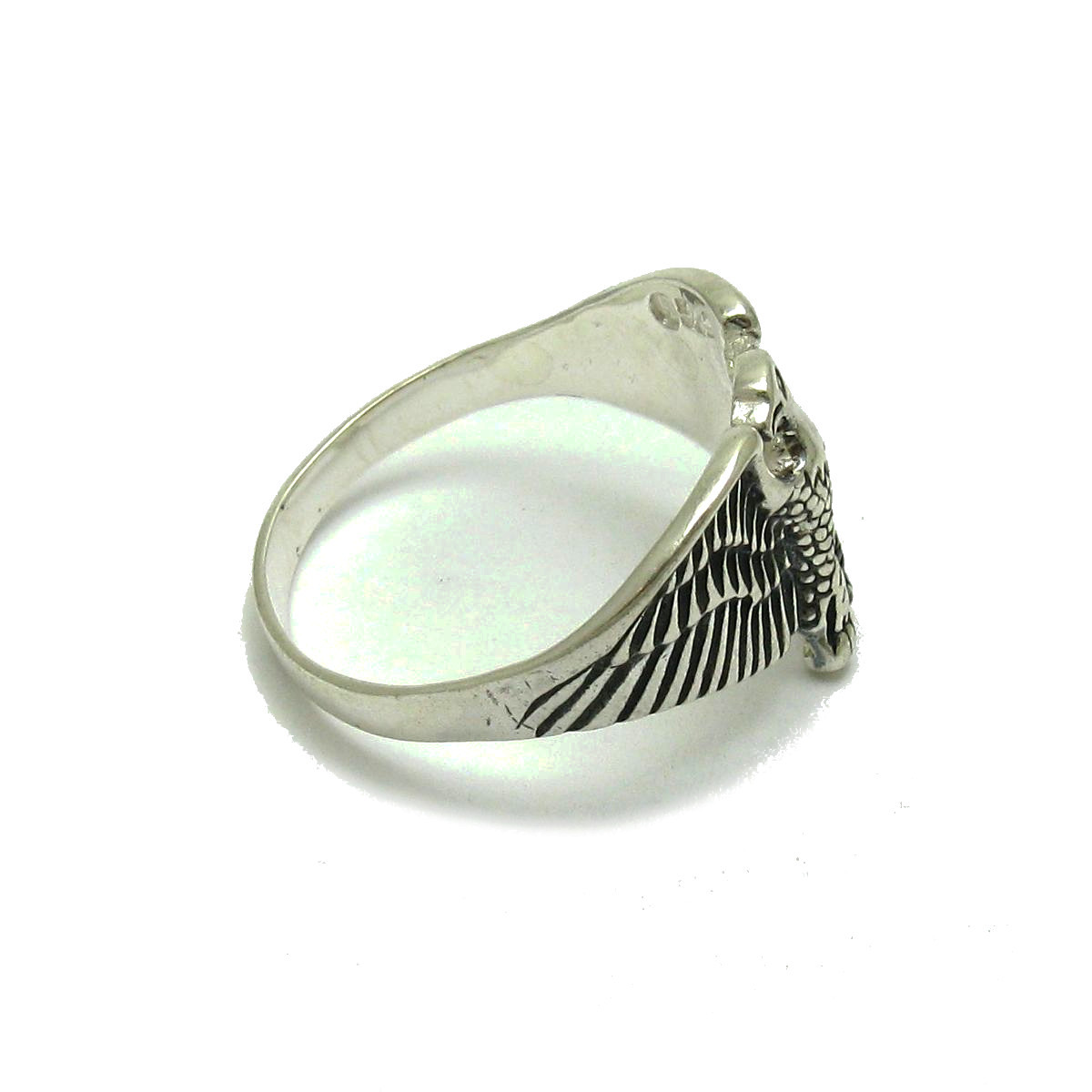 Extravagant Sterling Silver Ring Stamped Solid 925 Eagle Nickel Free Handmade