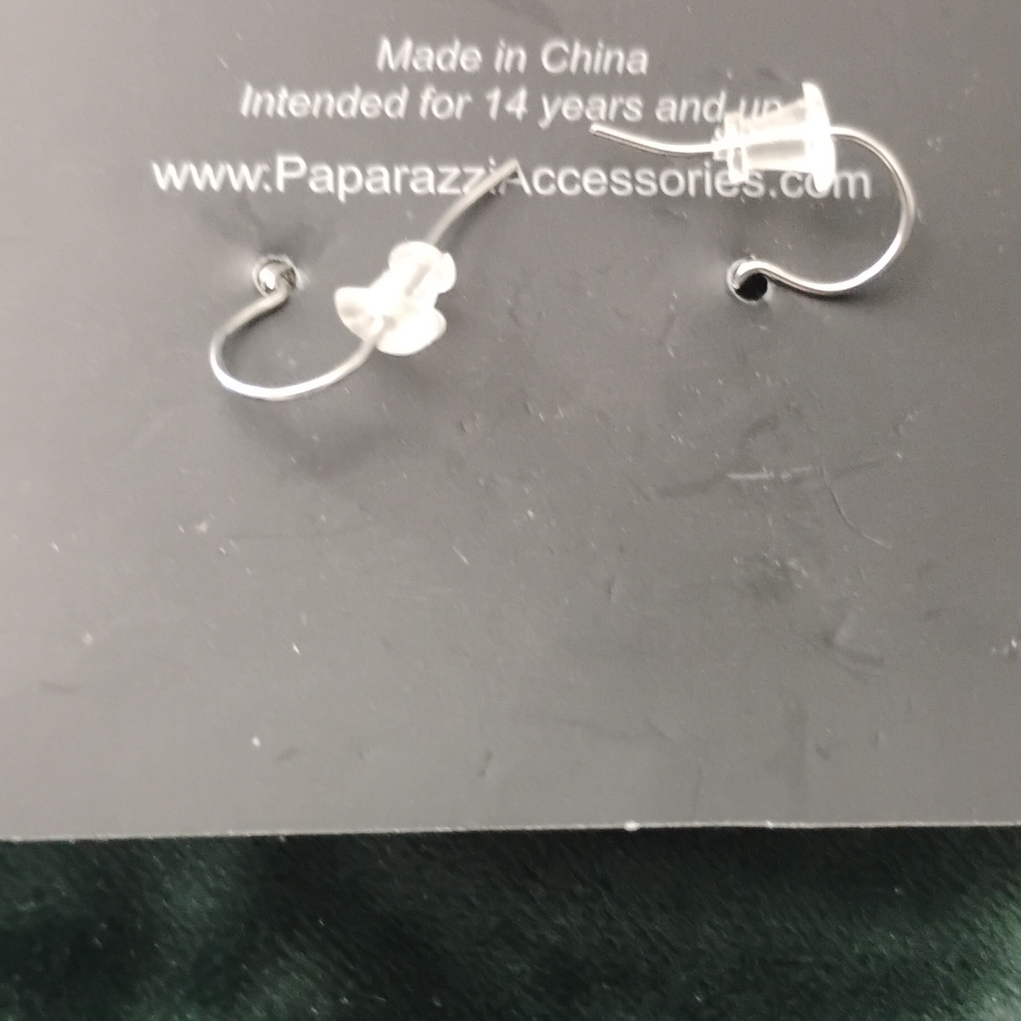 Paparazzi Donut Dangle Hook Earrings White Resin Multicolor Sprinkles No Stone